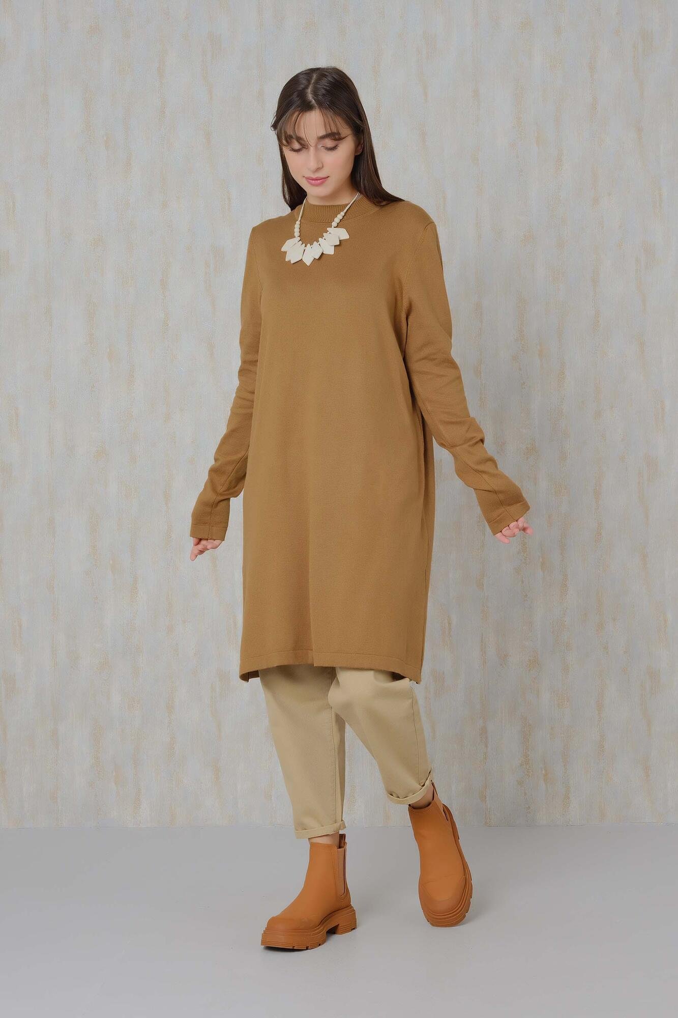 Tricot Tunic Brown 