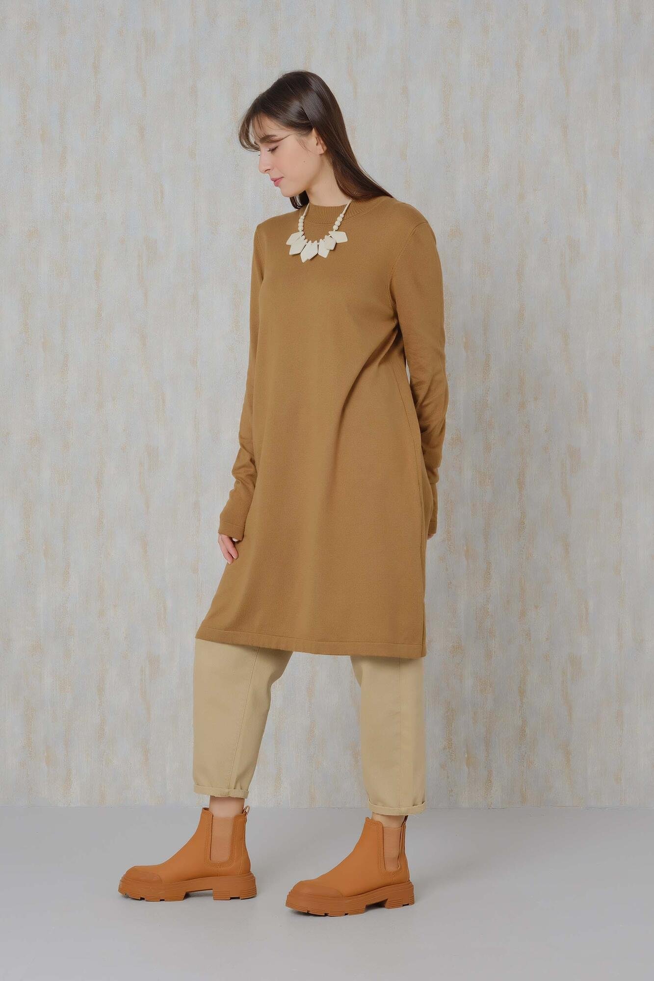 Tricot Tunic Brown 