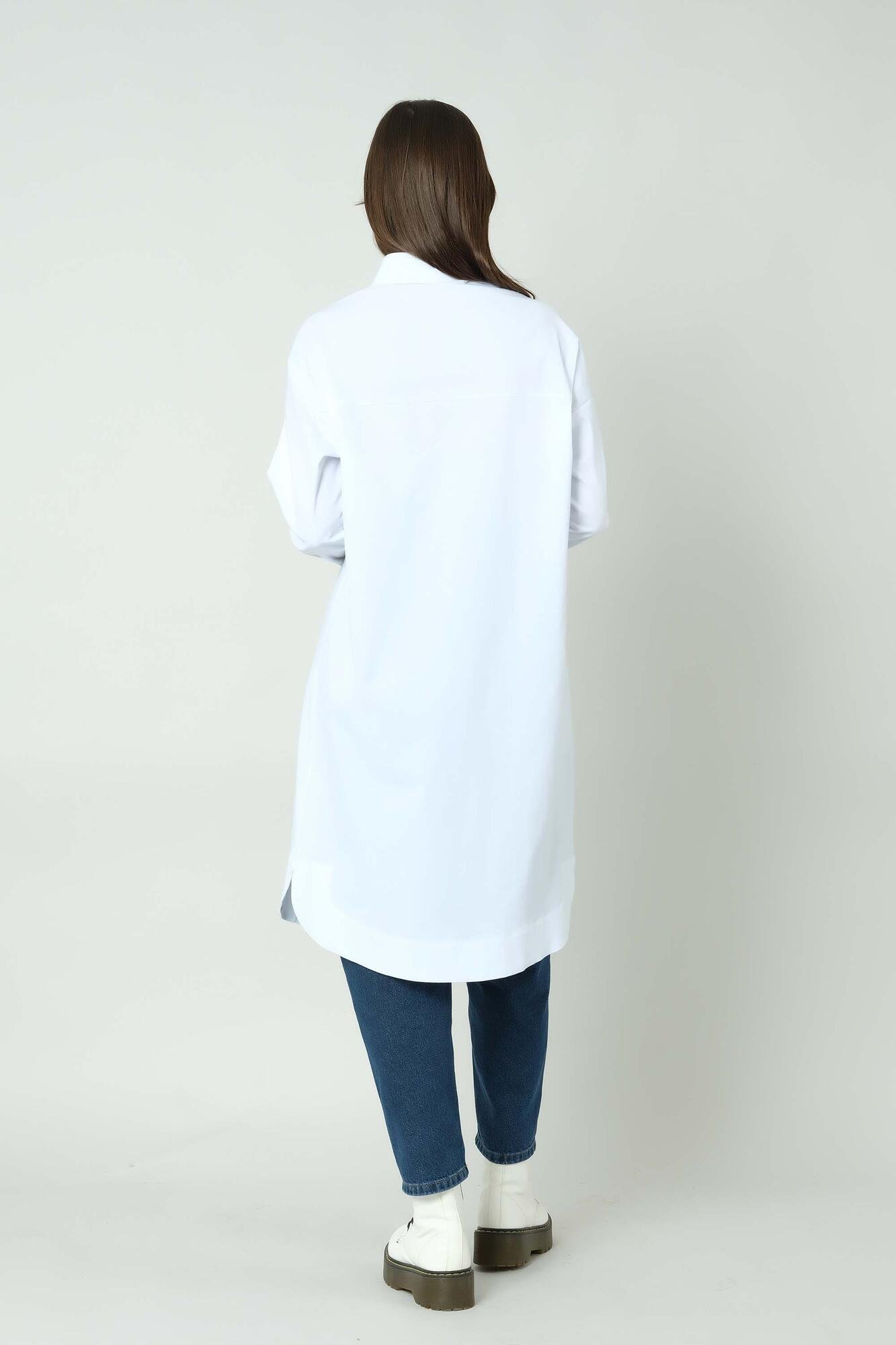 Basic Gömlek Beyaz