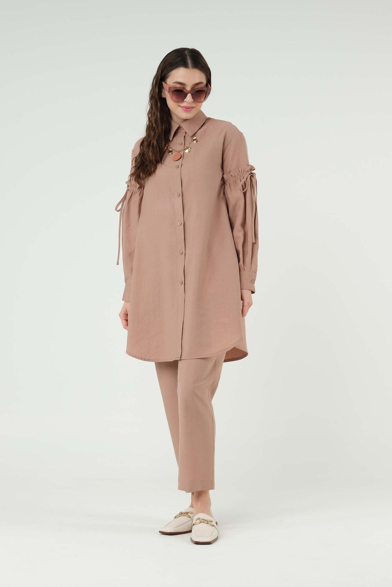 Strapped Arms Tunic Soft Powder Pink 