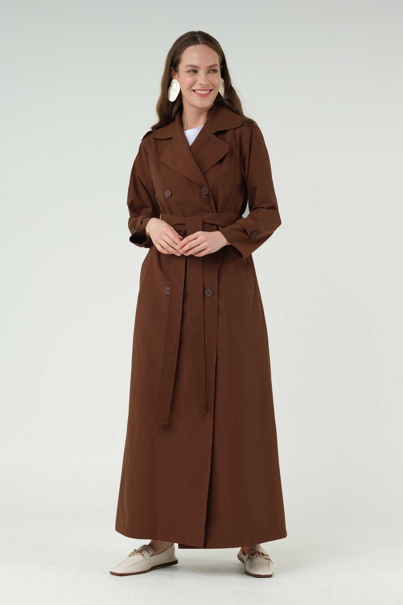 Double Breasted Trenchcoat Brown 