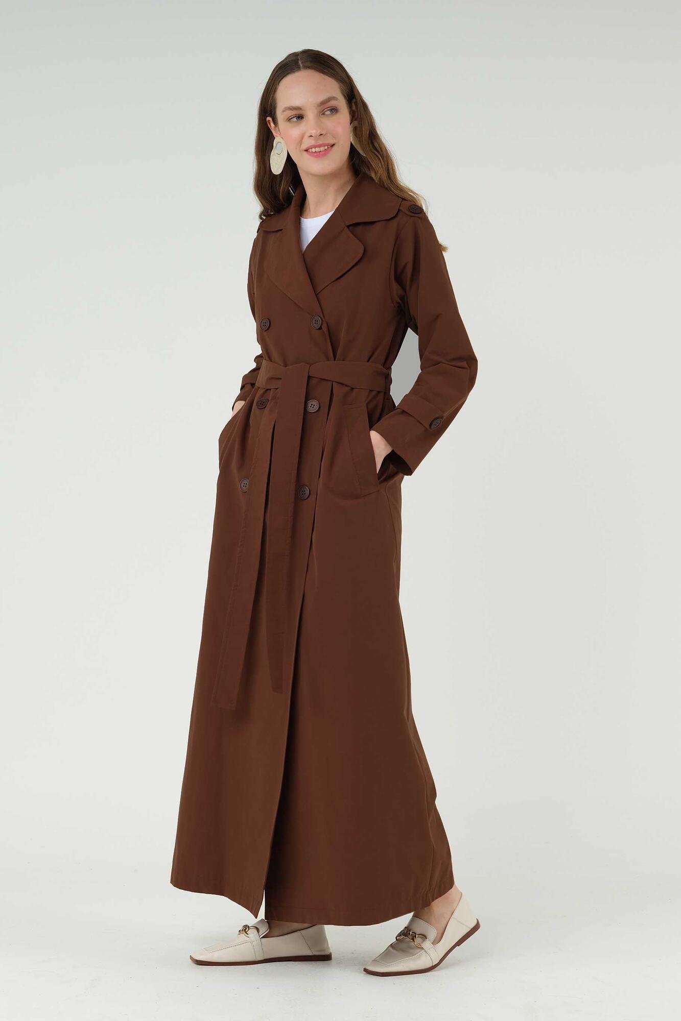 Double Breasted Trenchcoat Brown 