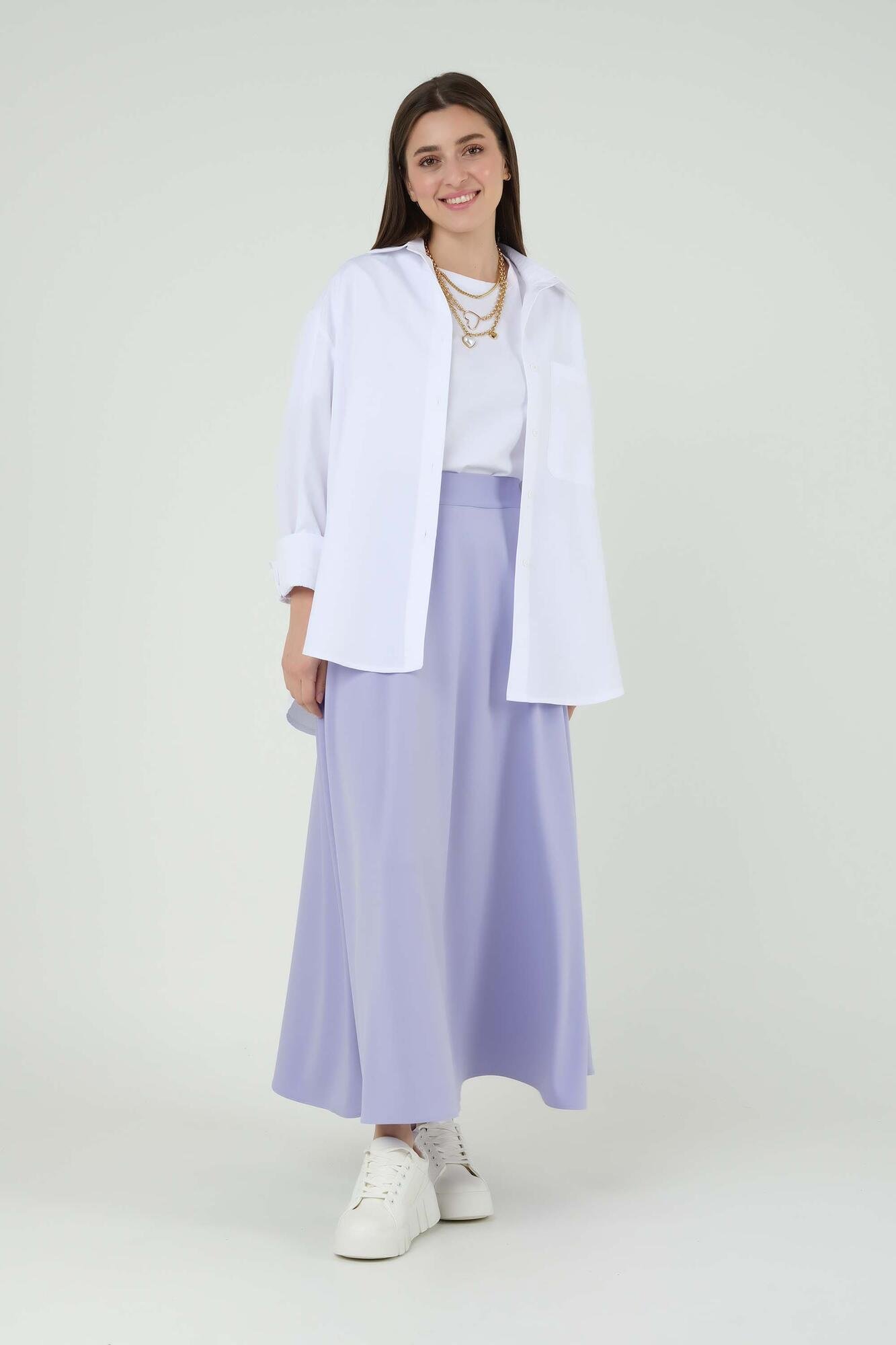 Thin Submersible Toe Skirt Lilac