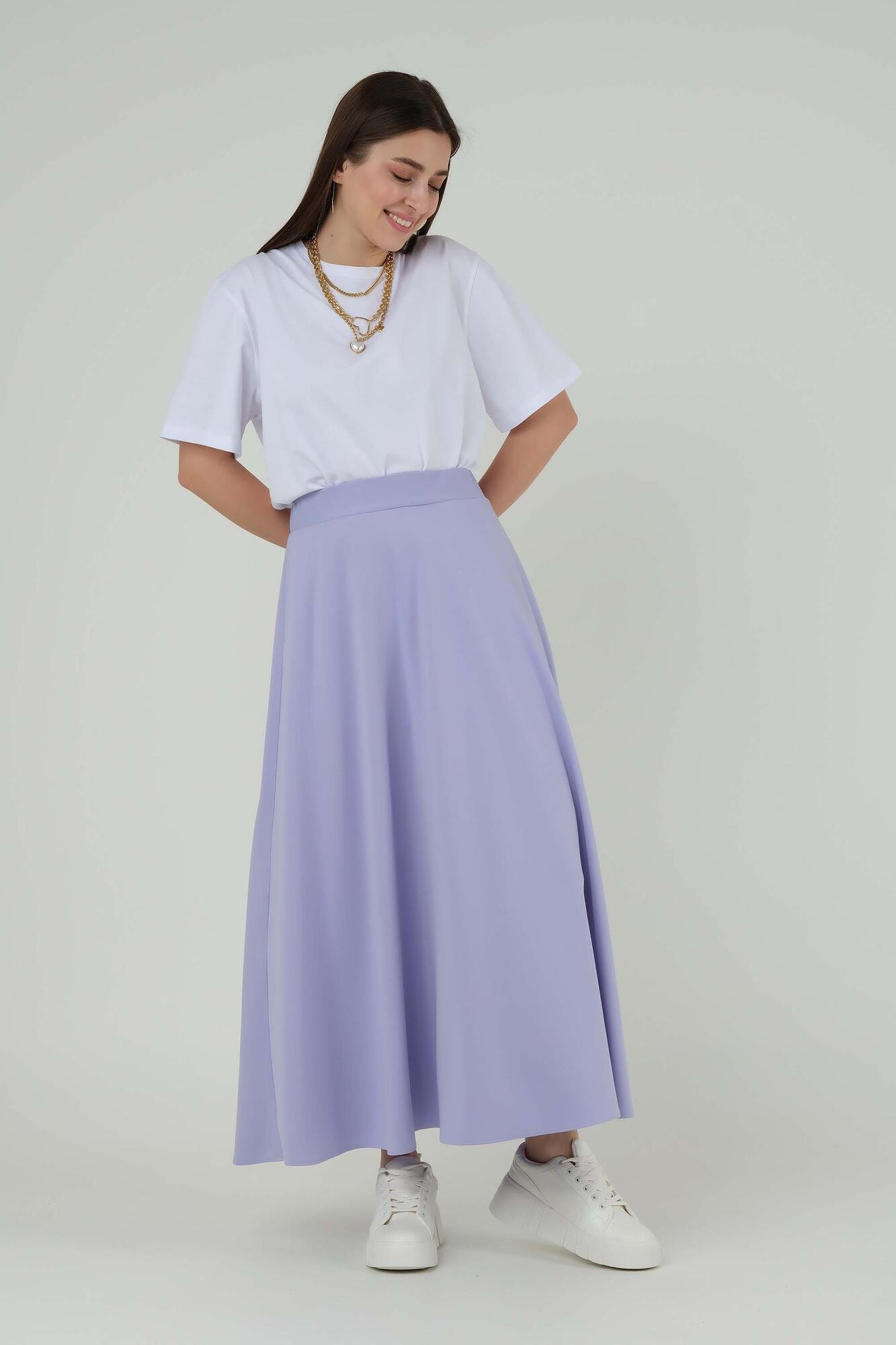 Thin Flared Skirt Lilium 