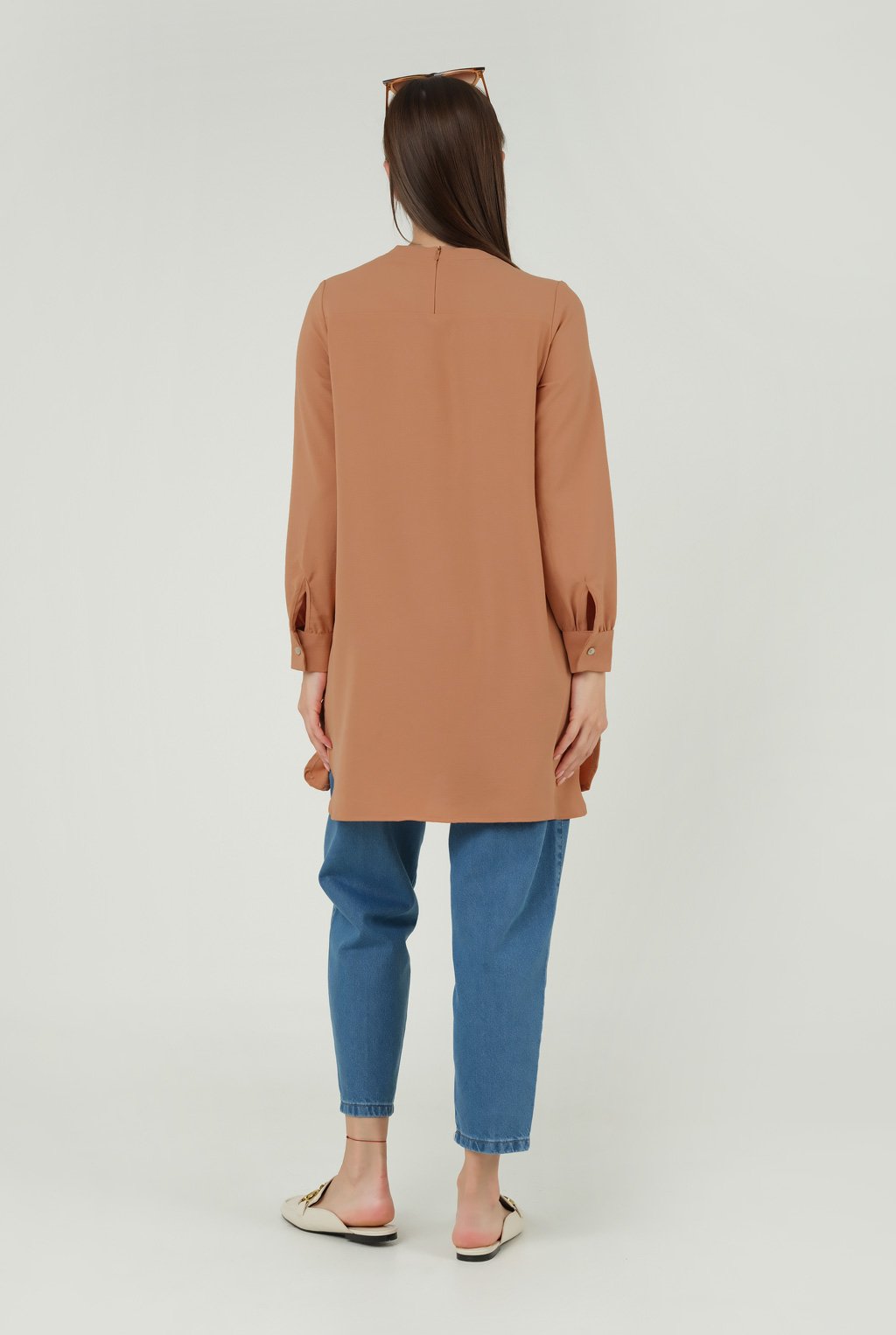Slitted Side Tunic Salmon 