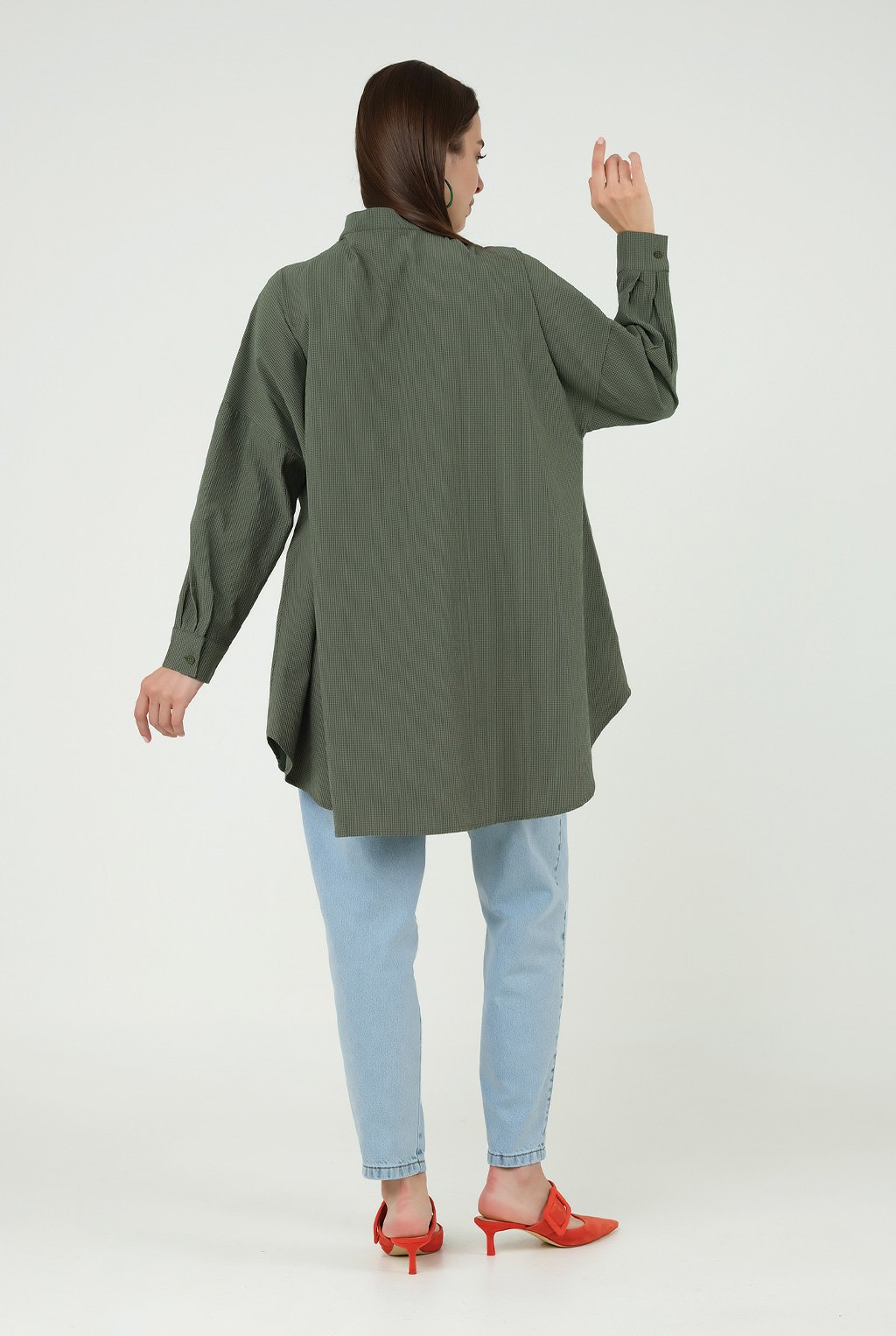 Broidery Detailed Tunic Green 