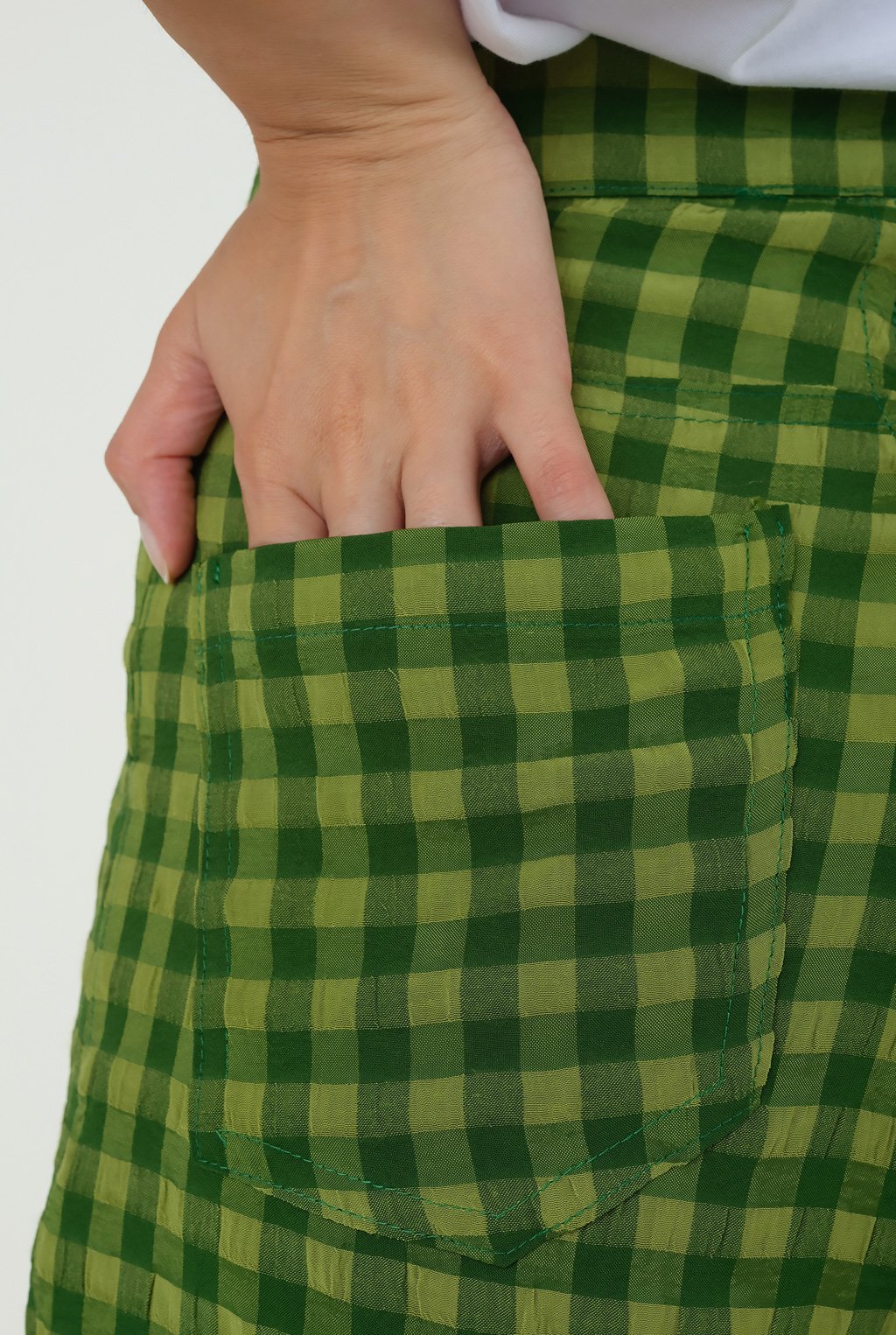Checkered Trousers Green 