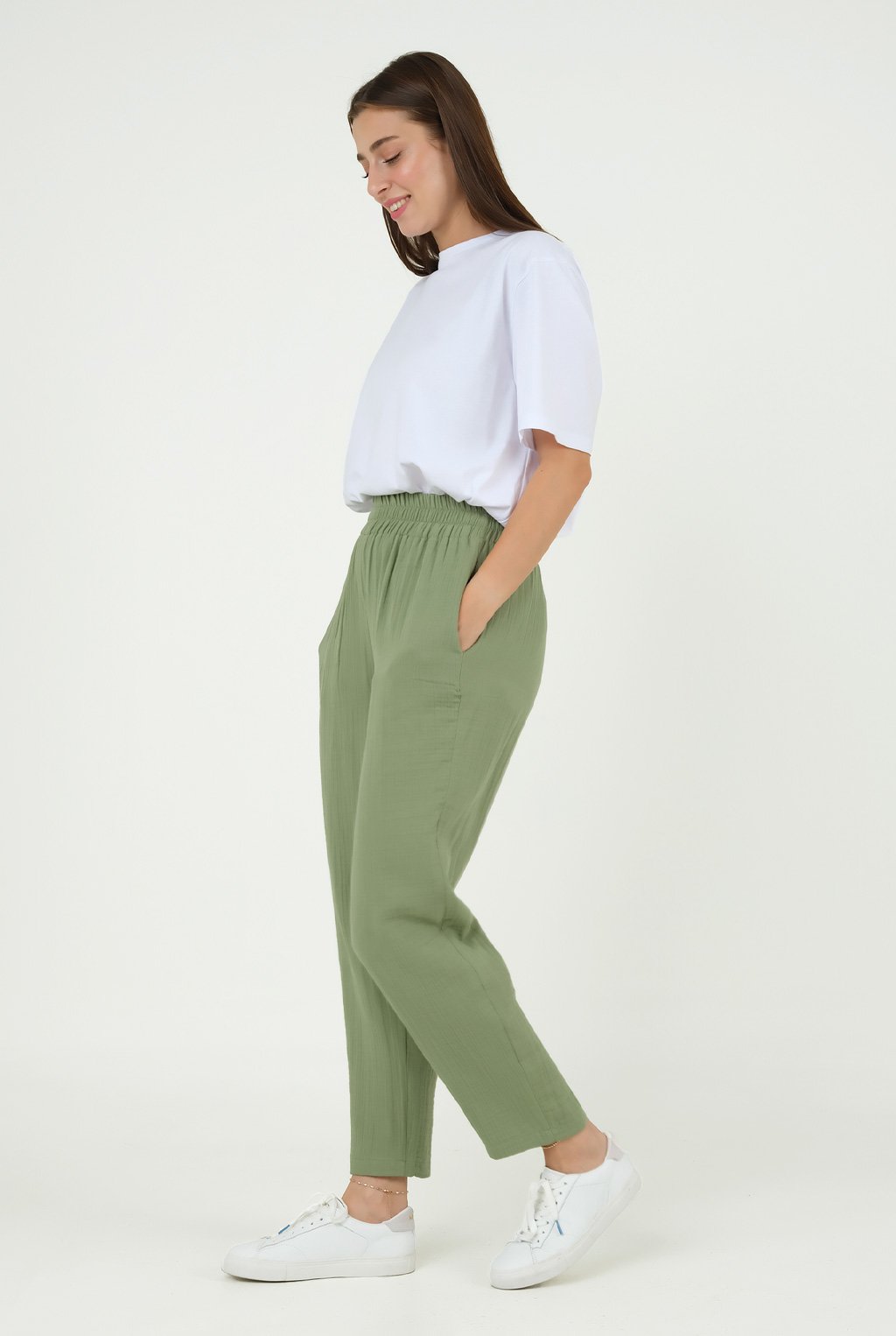 Muslin Trousers Green 
