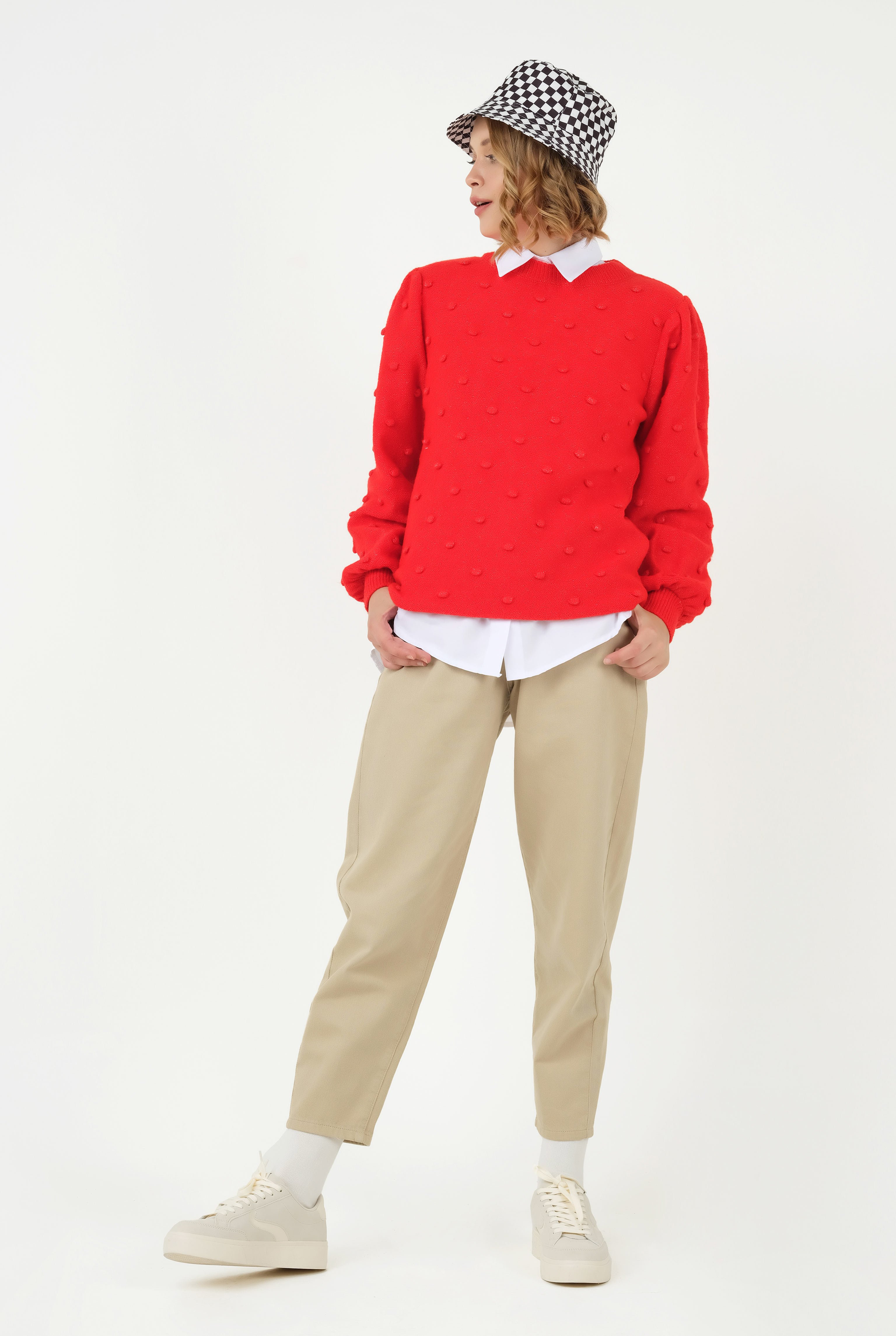 Chickpeas Sweater Red 