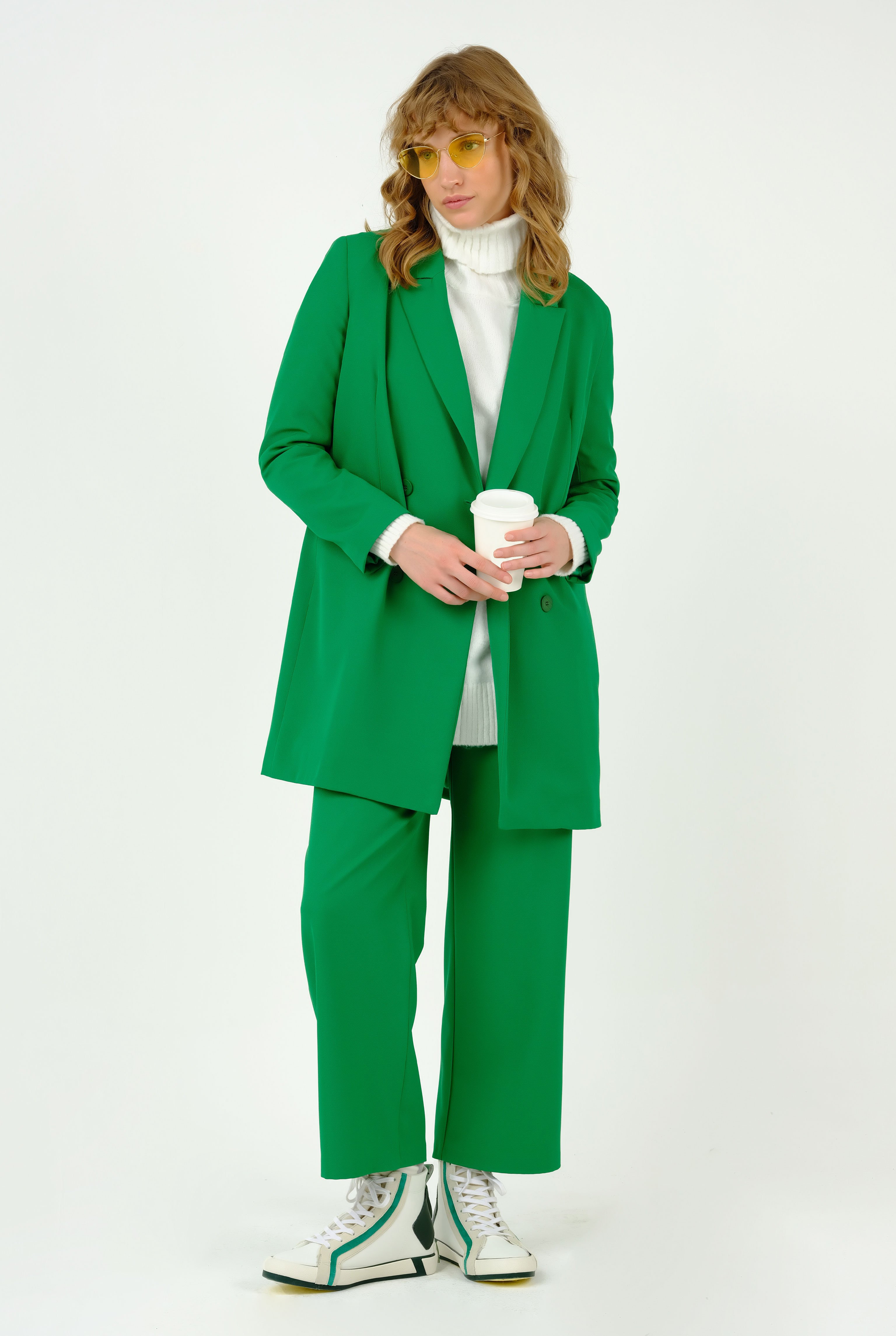 Blazer Ceket Yeşil