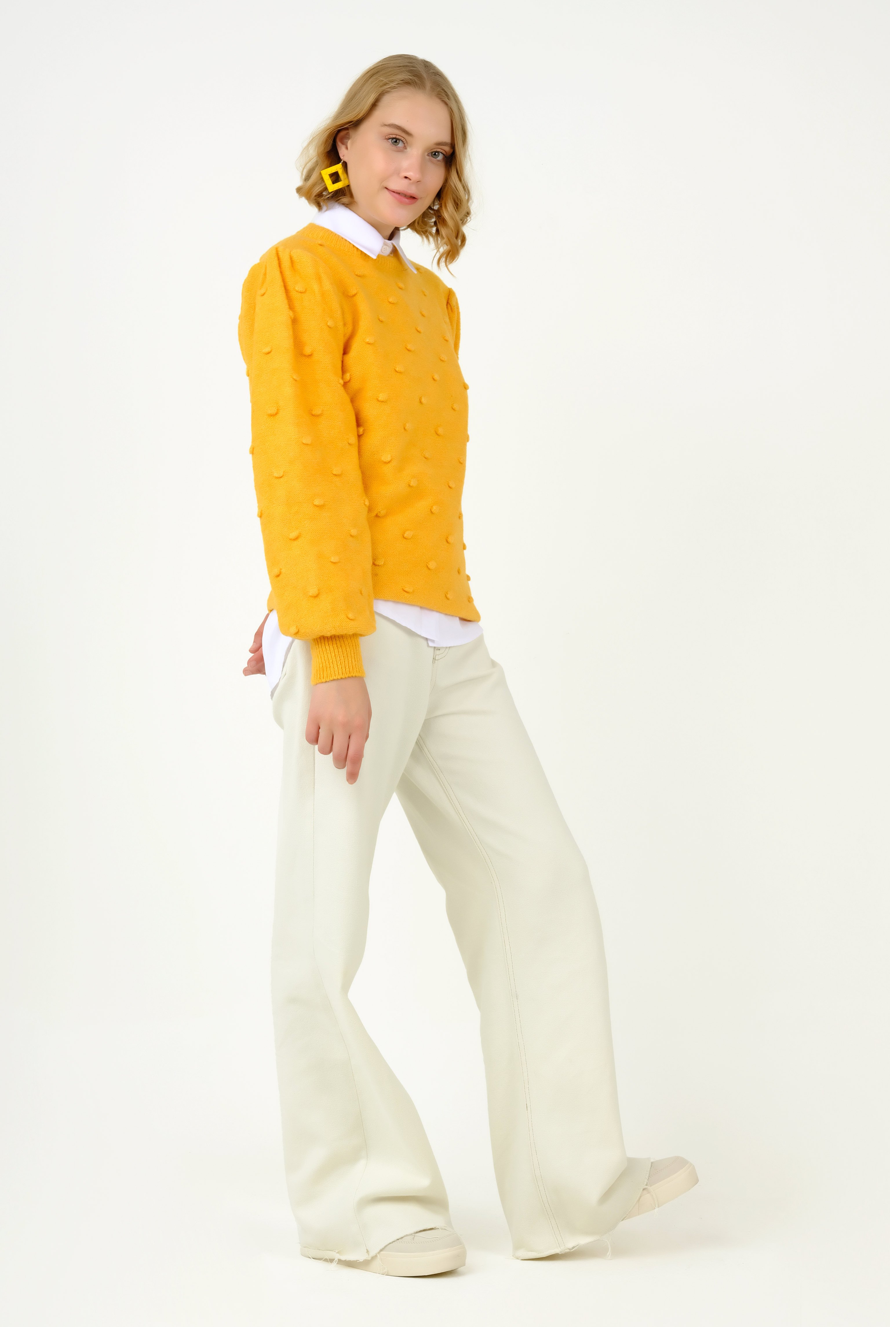 Chickpeas Sweater Yellow 