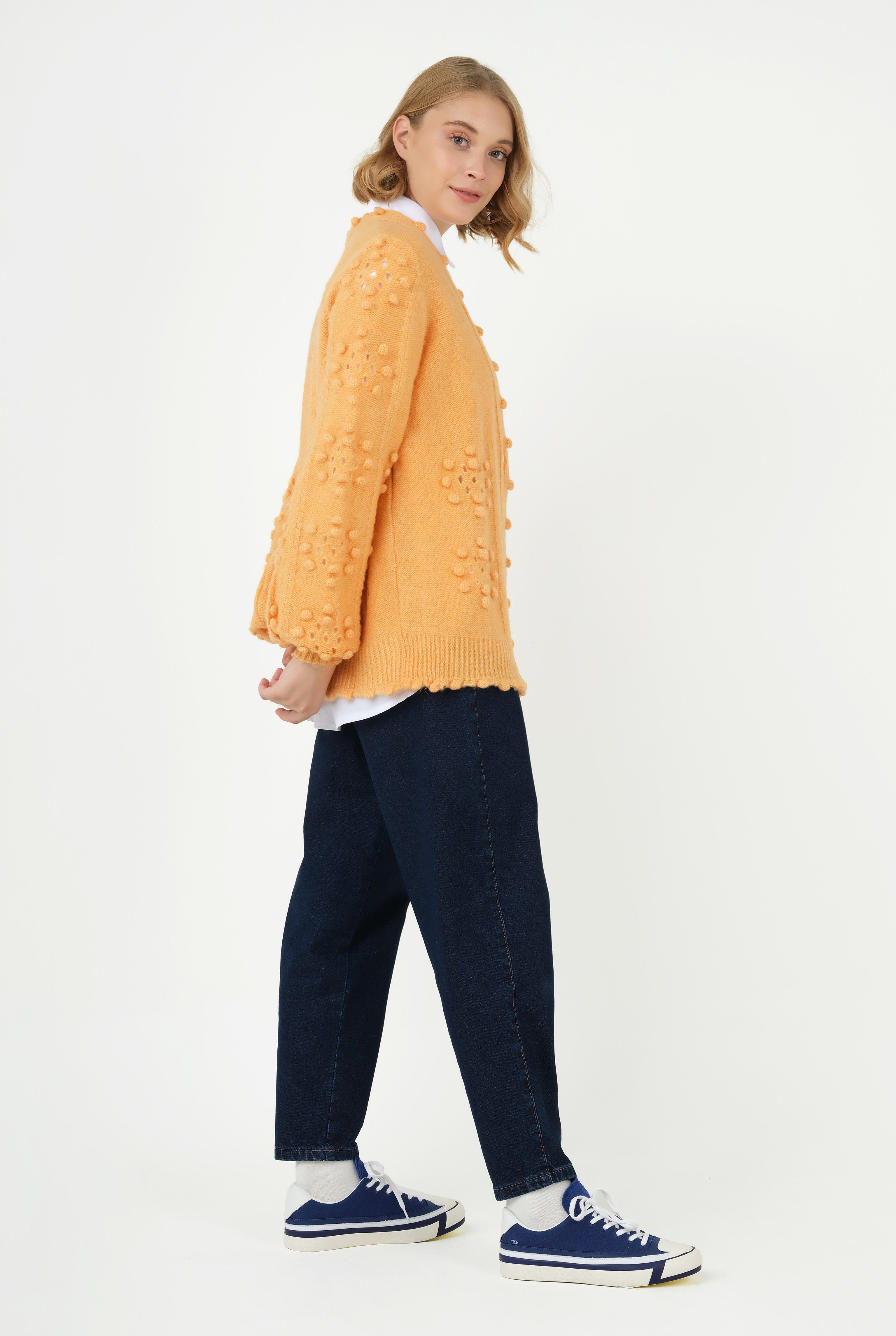 Chamomile Buttoned Cardigan Yellow 