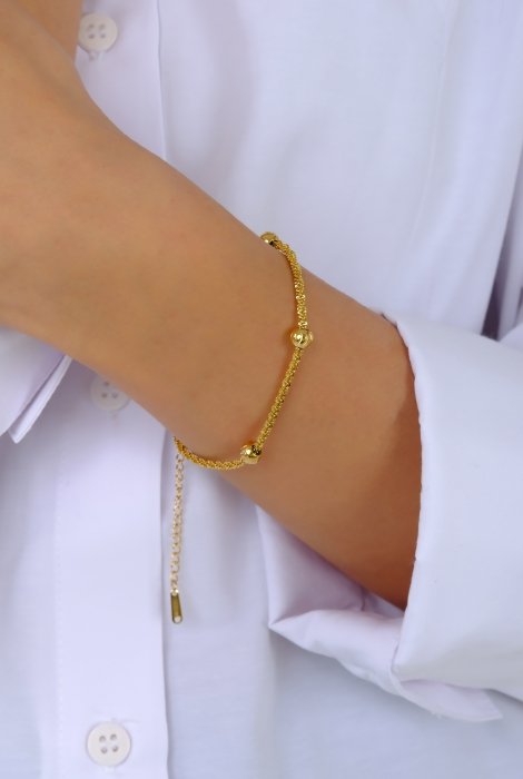 Gold Bracelet With Gimlet Dorika