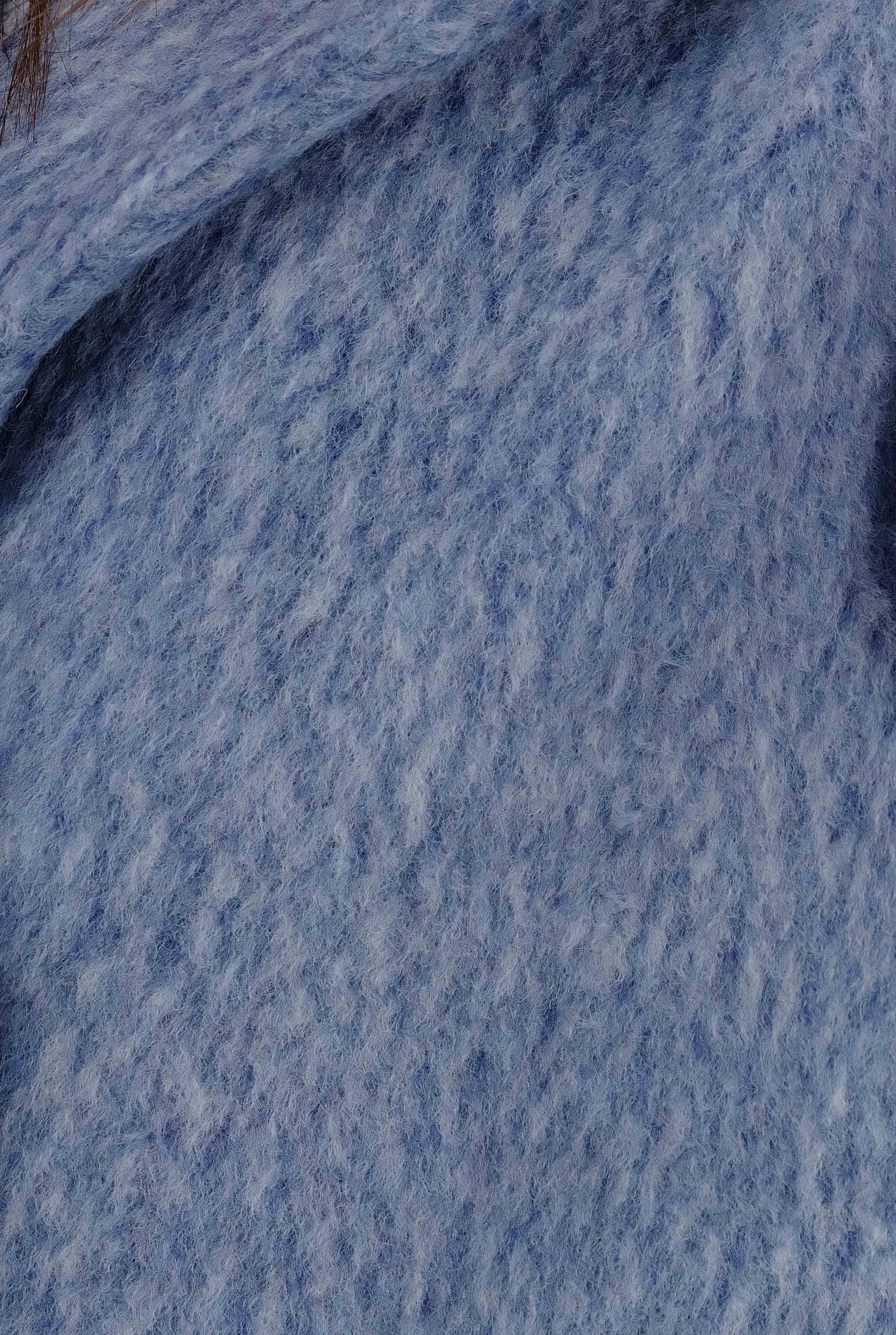 Camel Hair Coat Blue