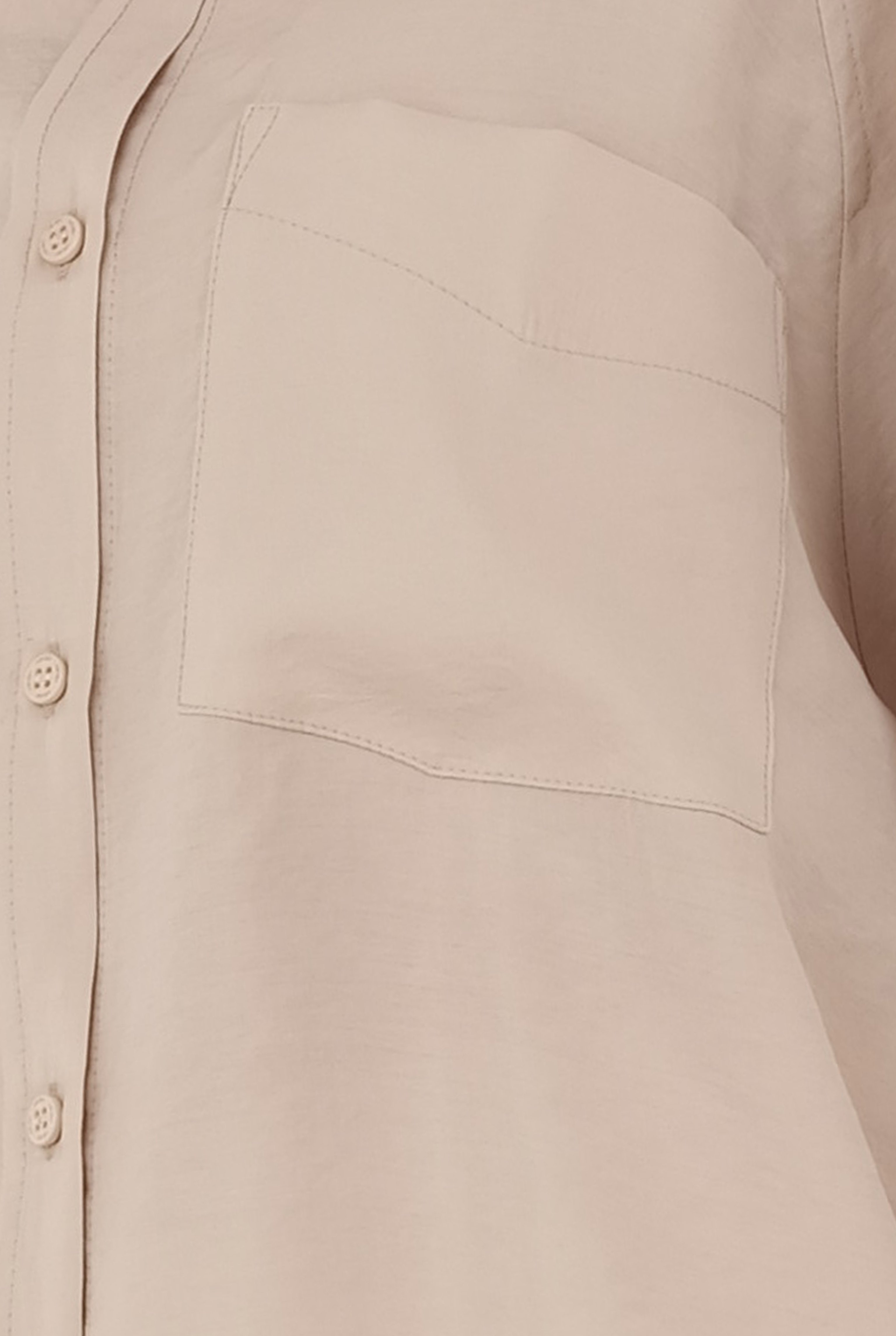 Raglan Sleeve Modal Shirt Light Mink