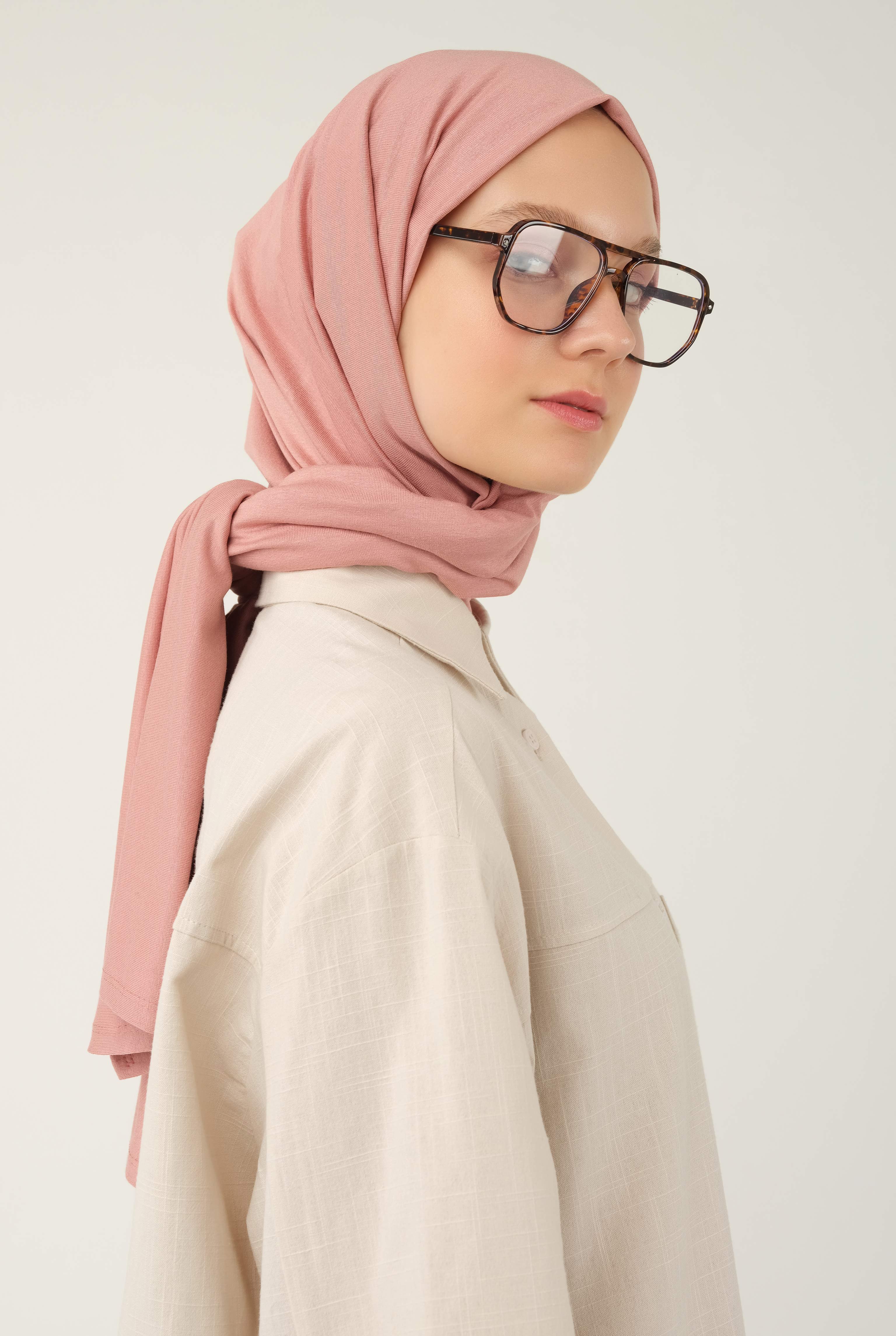 Combed Shawl Soft Pink 