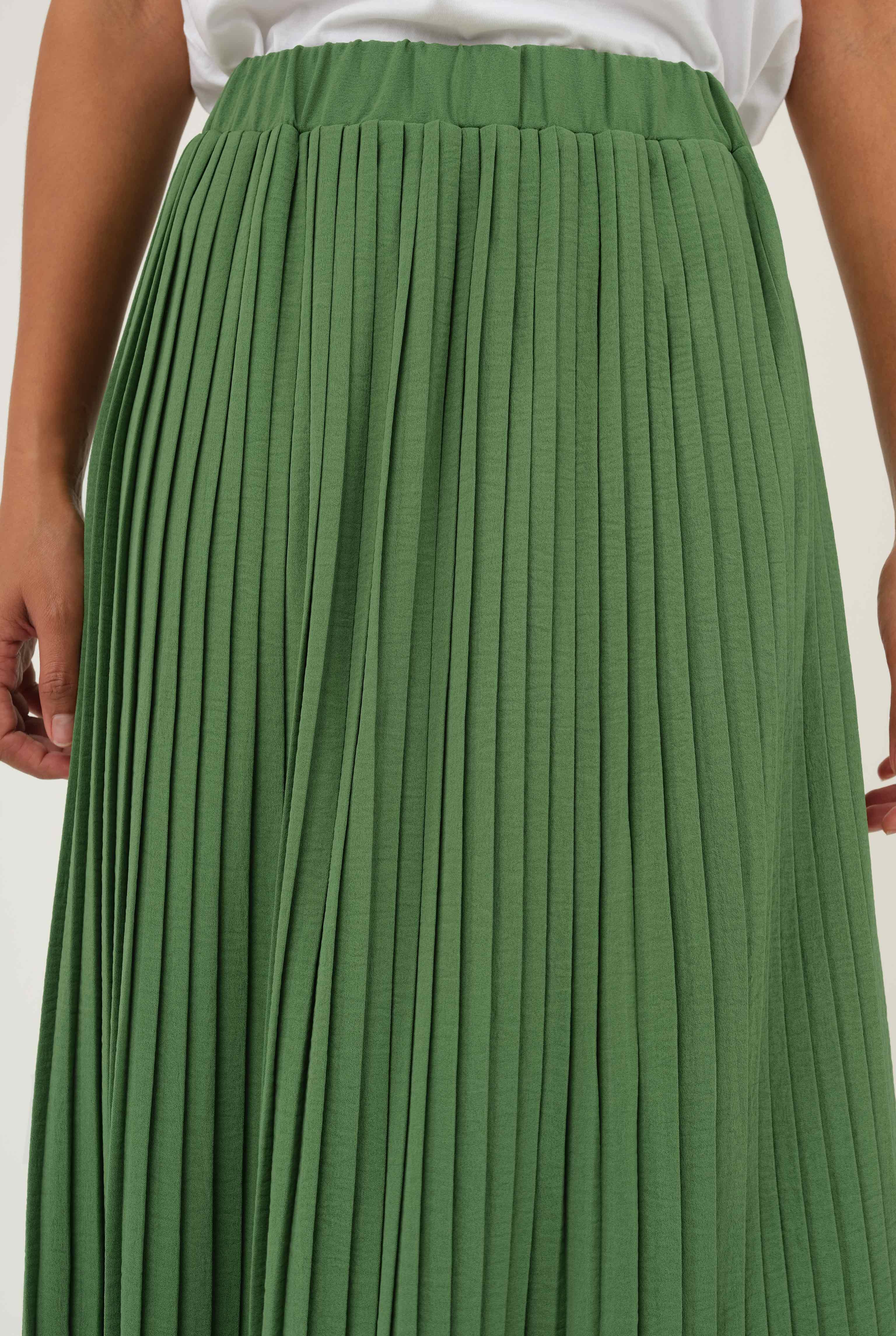 Pleated Skirt Green 