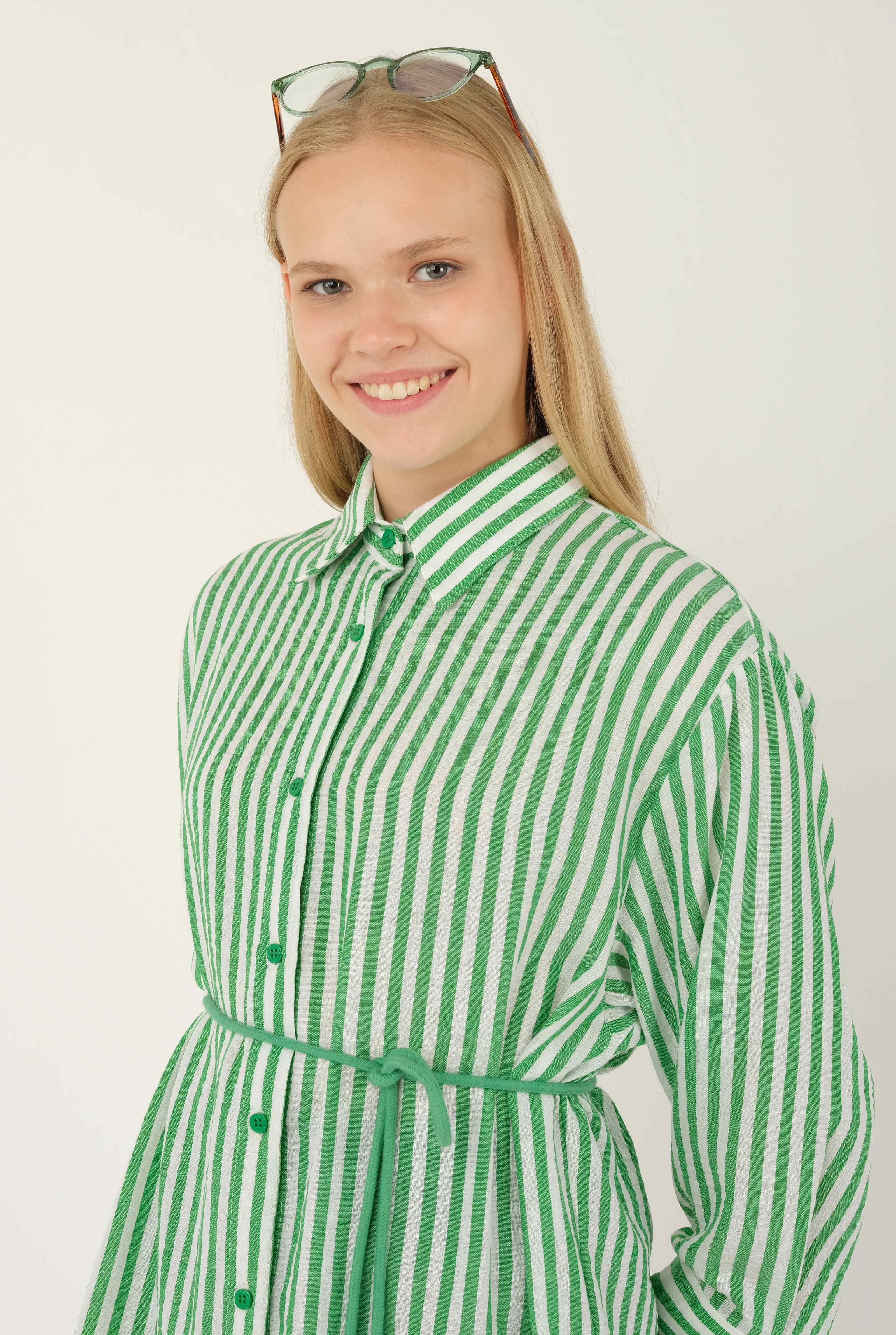 Striped Shirt Green 