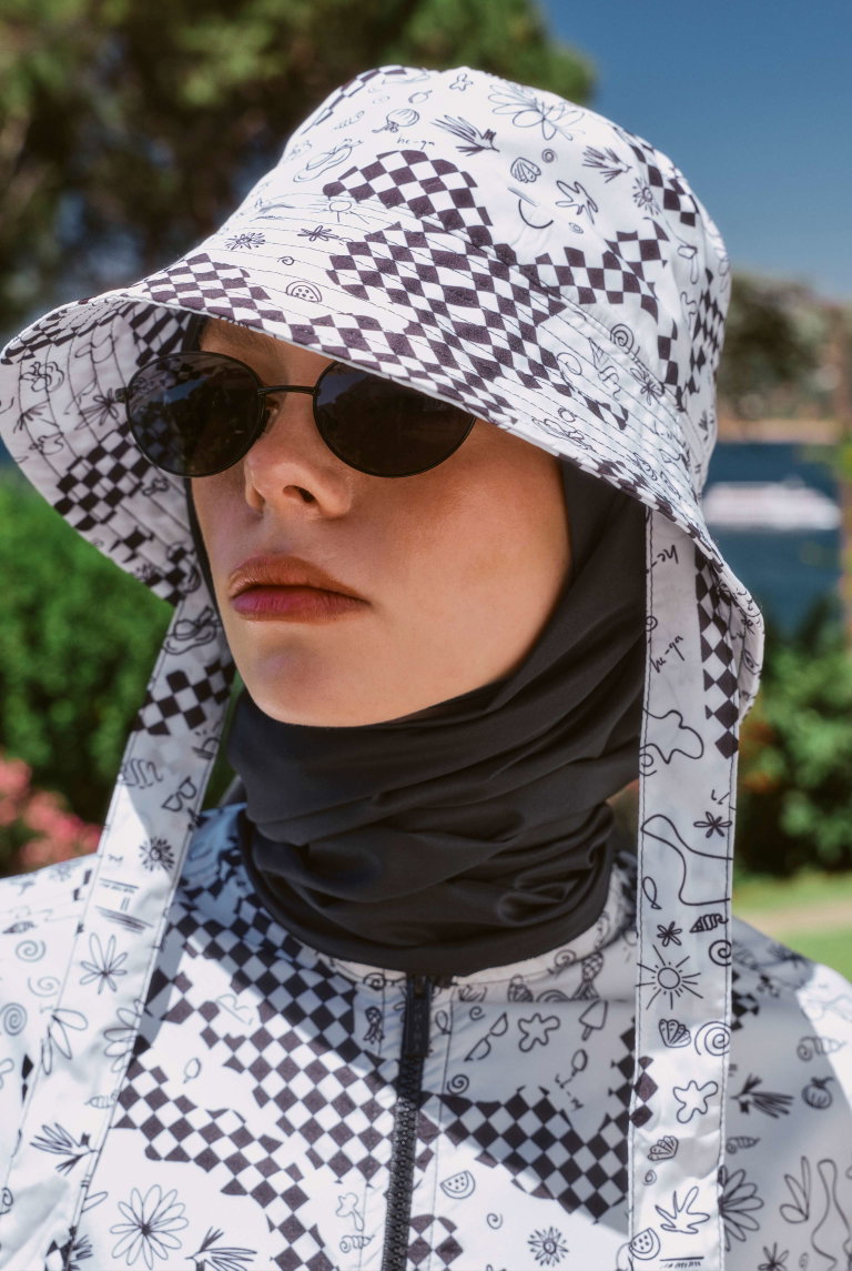 Bucket Hat Frame Doodle Patterned - HE-QA