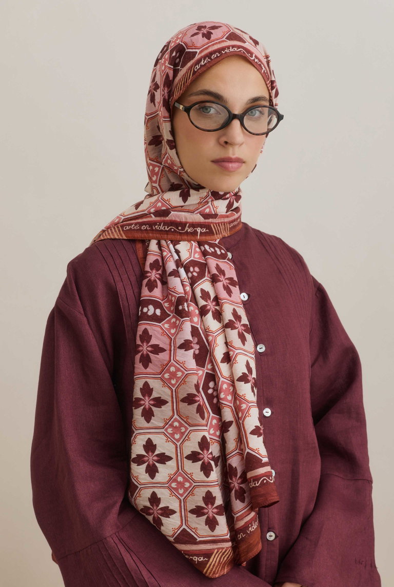 Azulejo Şal Bordo - HE-QA