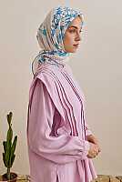 Flor Fragmenta Scarf Light Blue 
