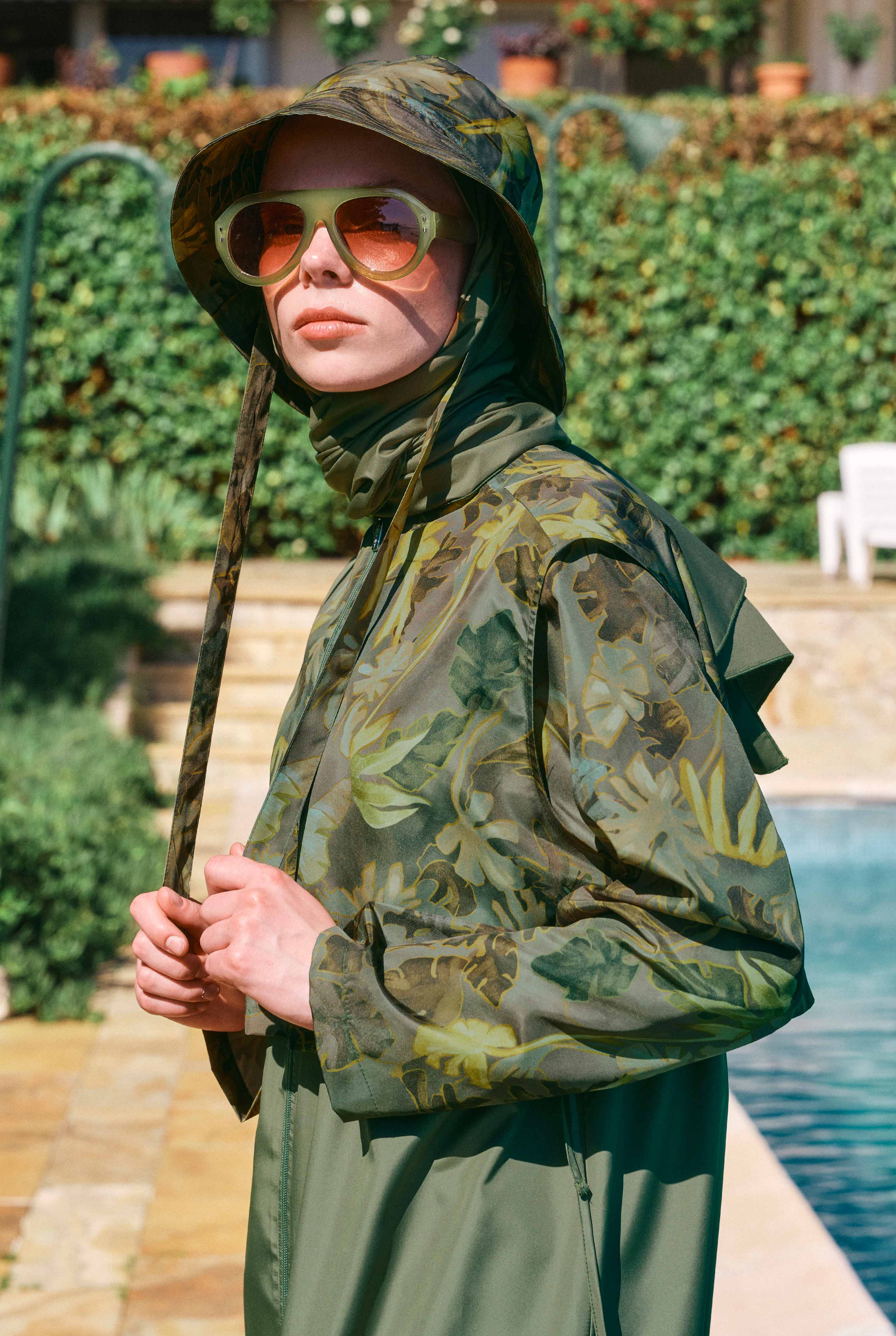 Desenli Yüzme Takımı Palme - 3