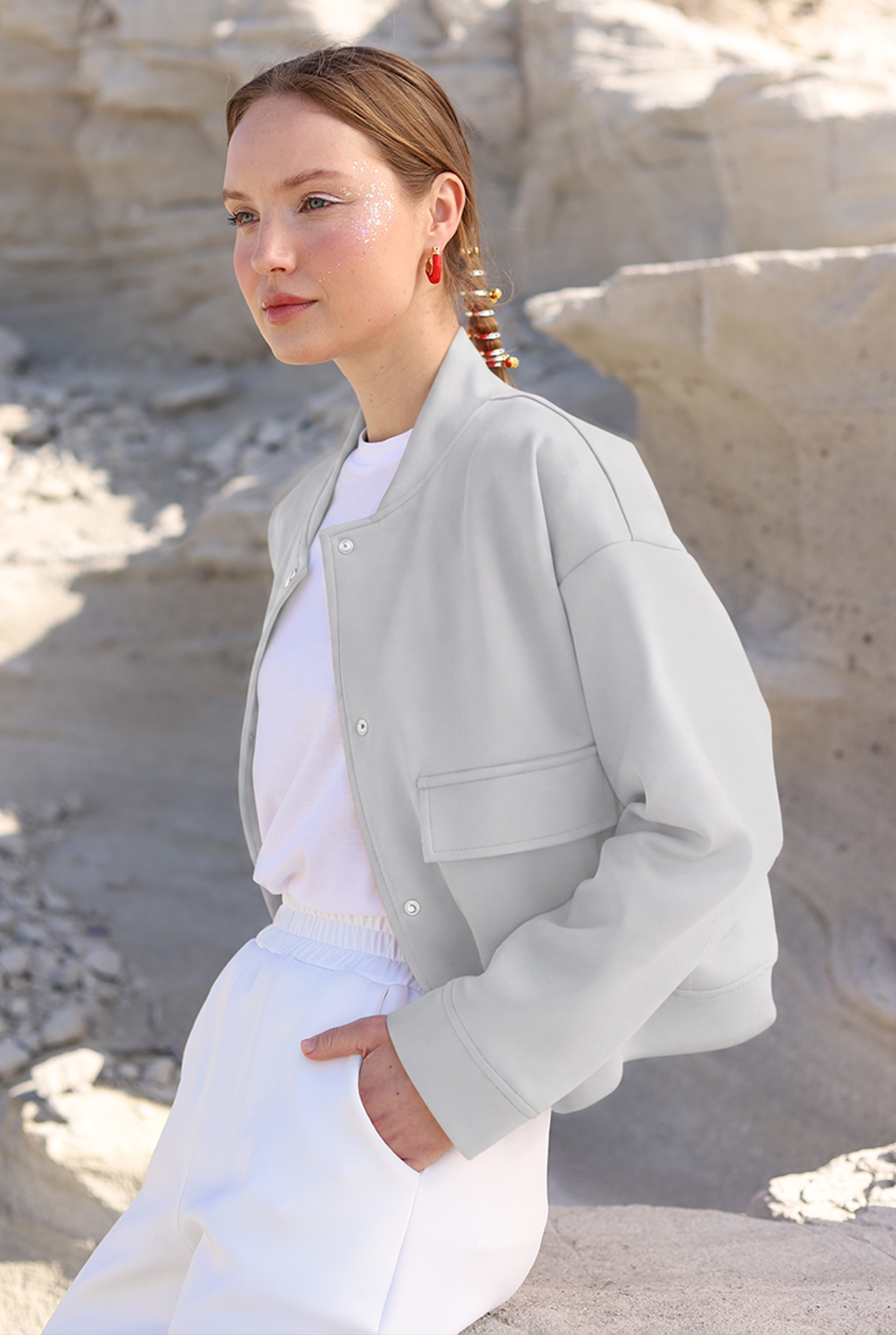 Scuba Bomber Jacket Gray - 2
