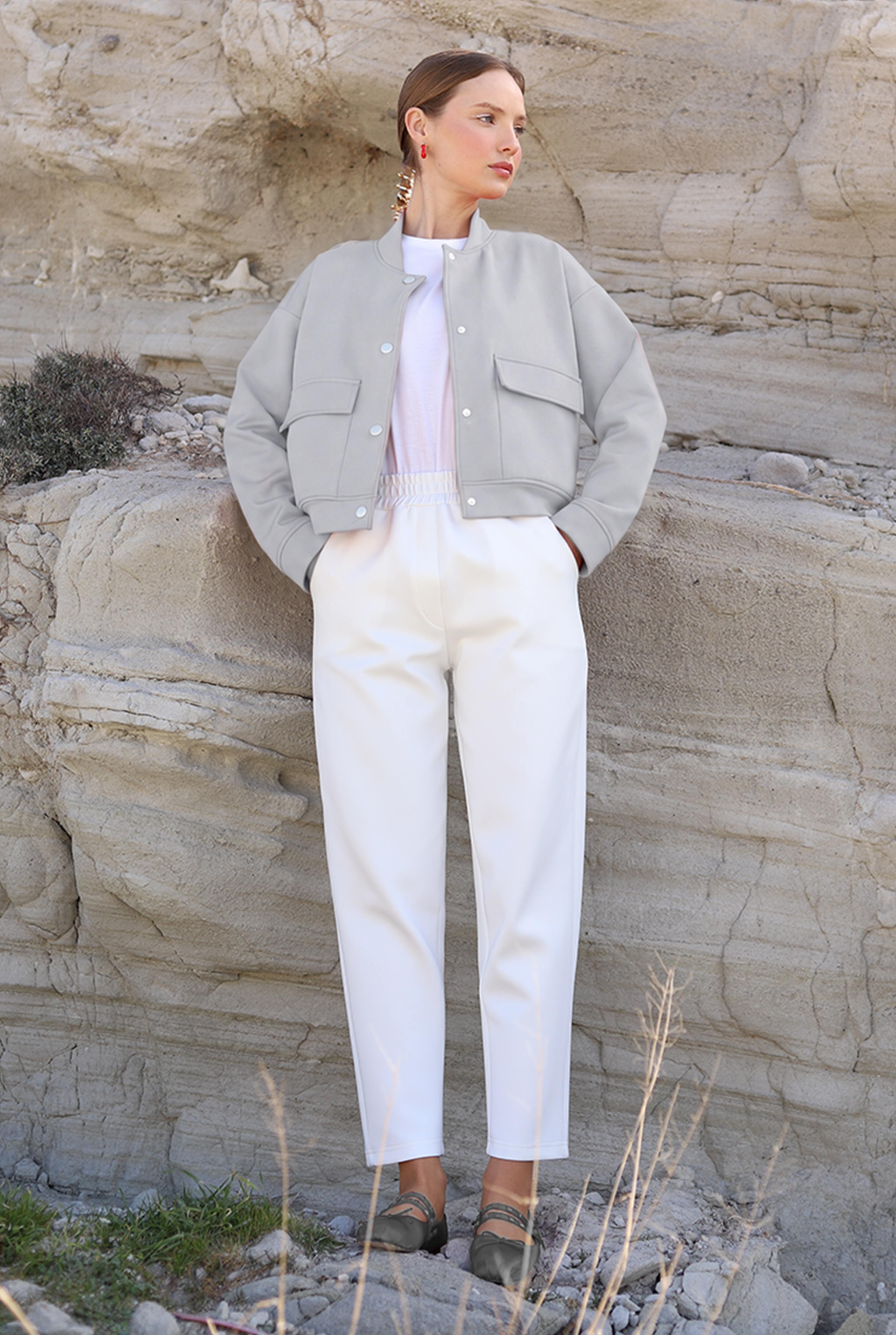 Scuba Bomber Jacket Gray - 3