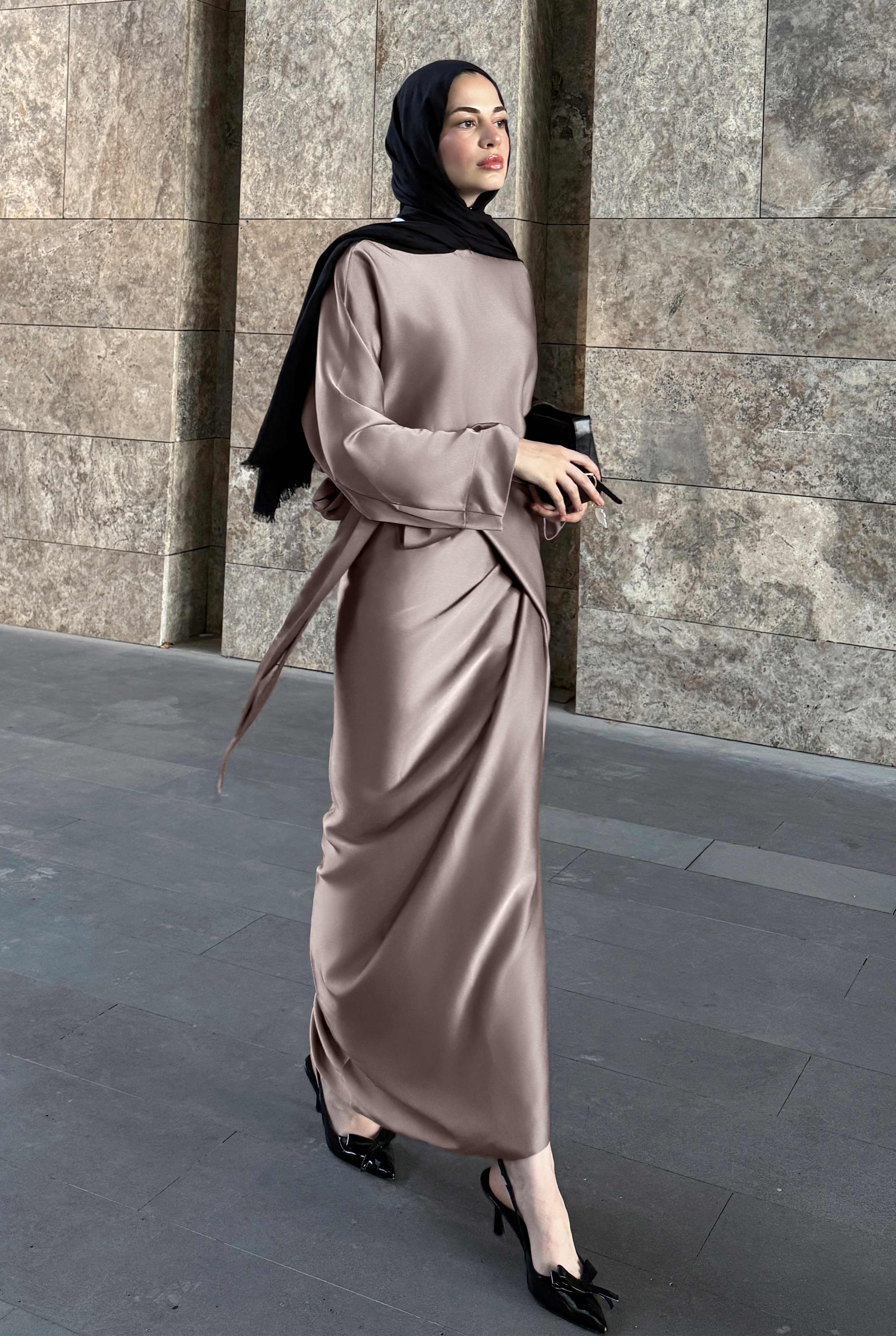 Two-piece Basic Dress Fume - 1