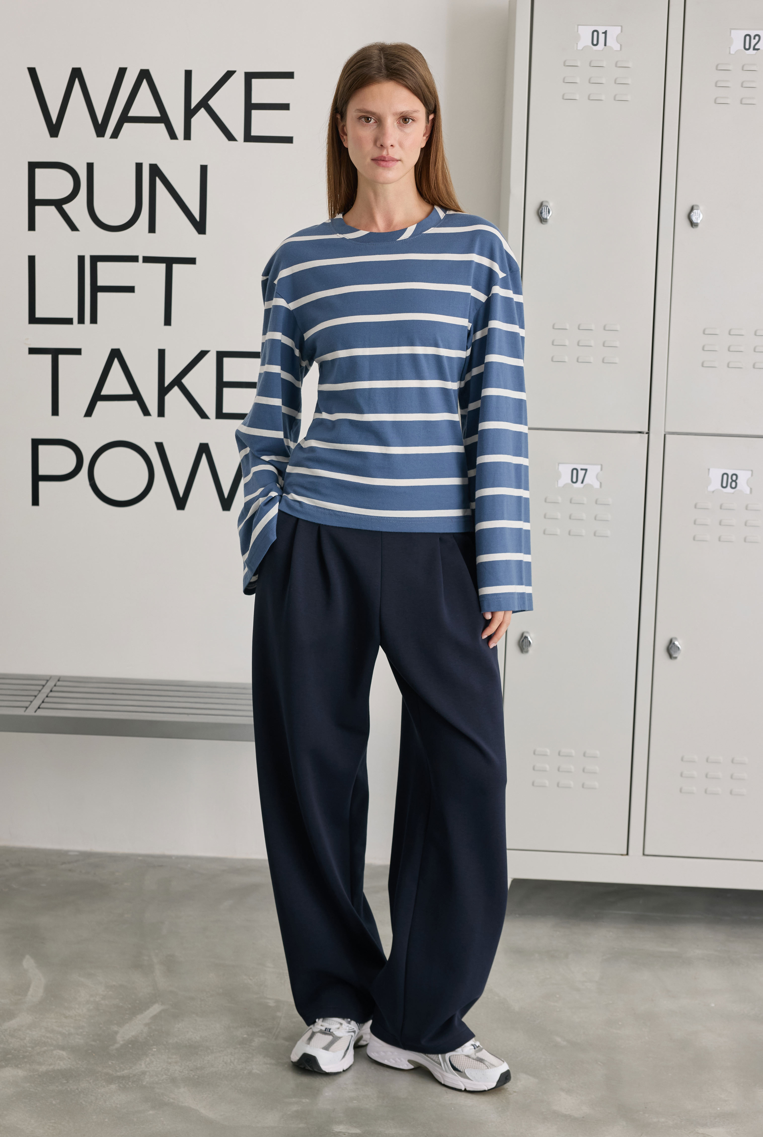 Striped Sweat Blue - 1