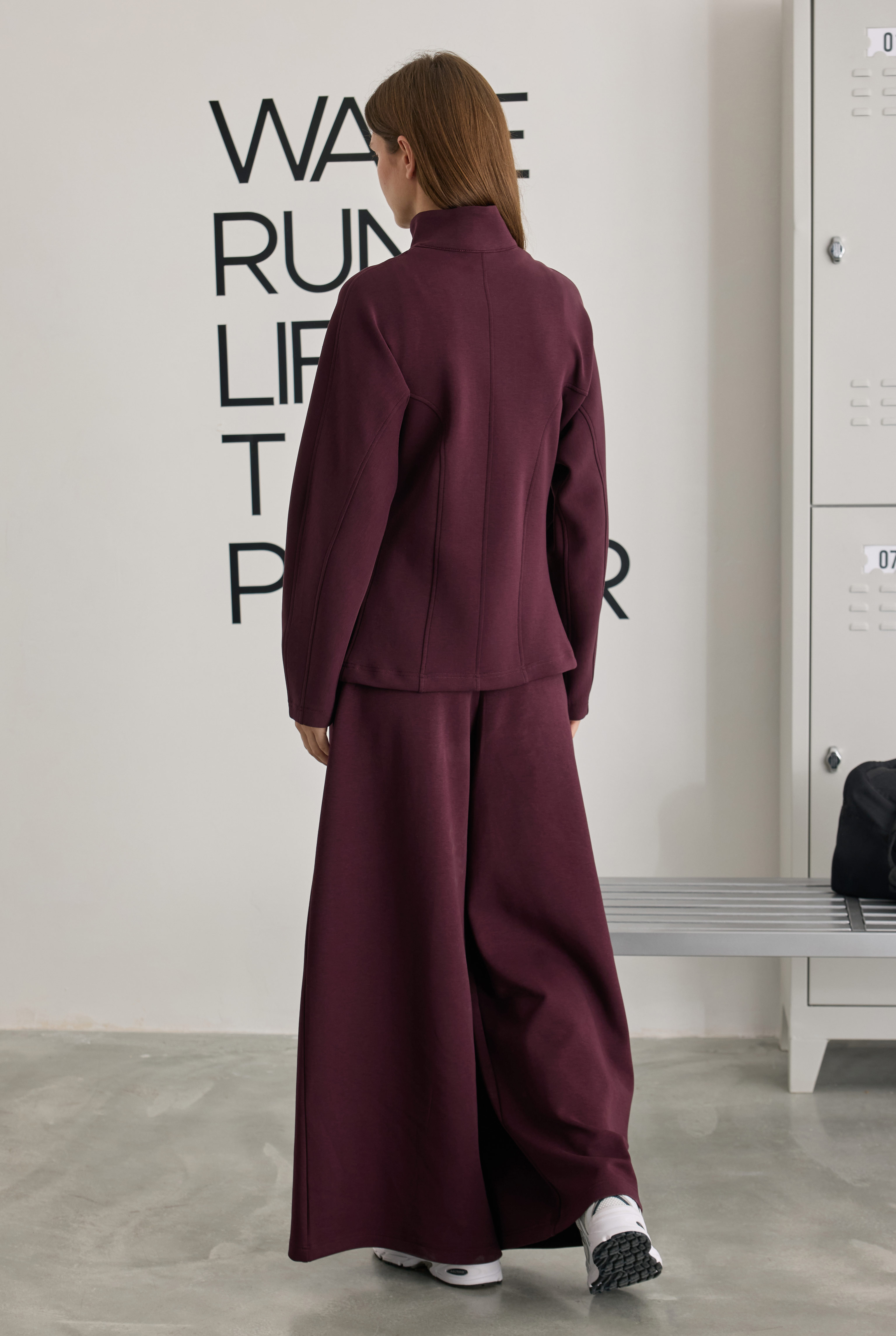 Pera Modal Sweat Bordo - 5