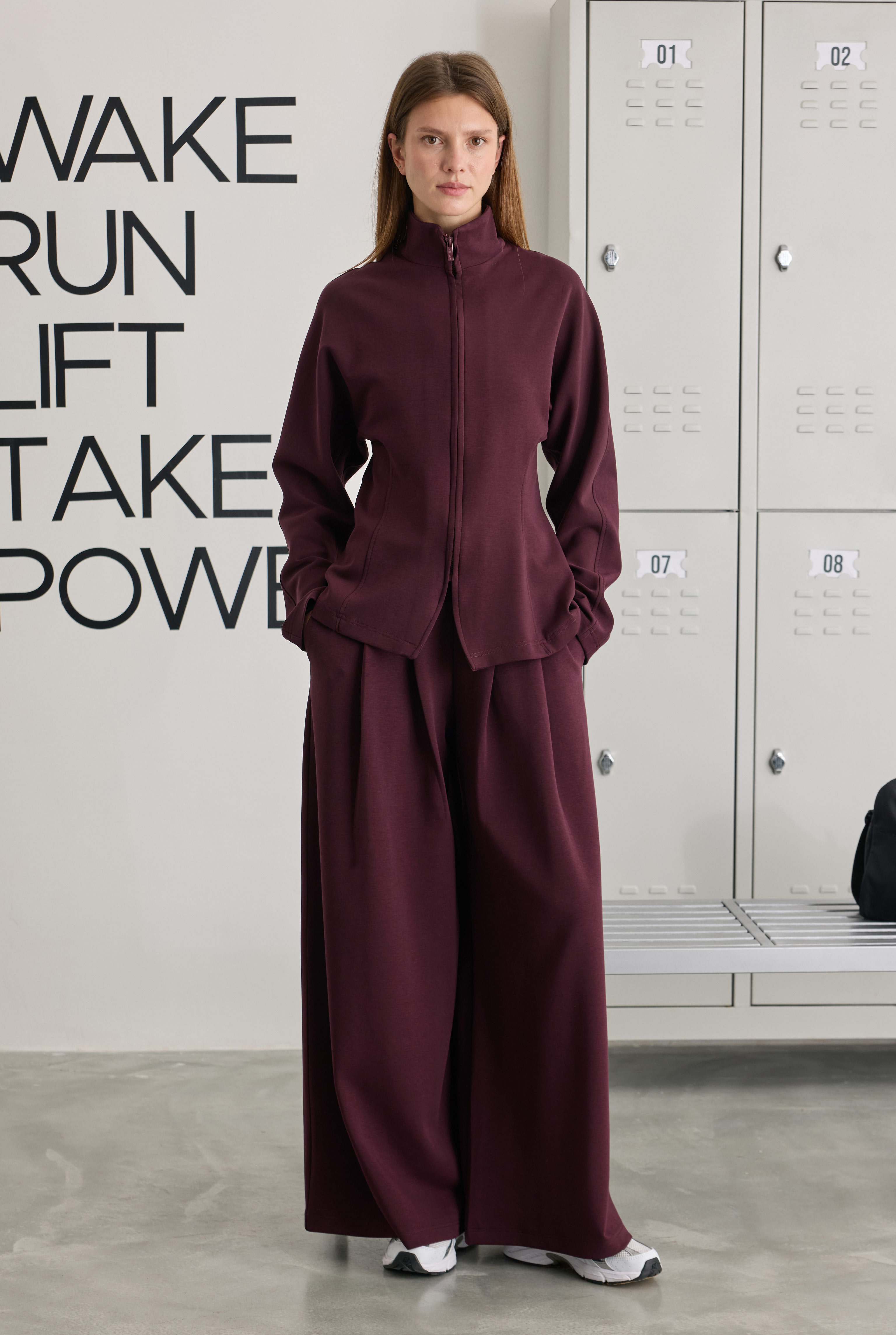 Pera Modal Sweat Bordo - 2