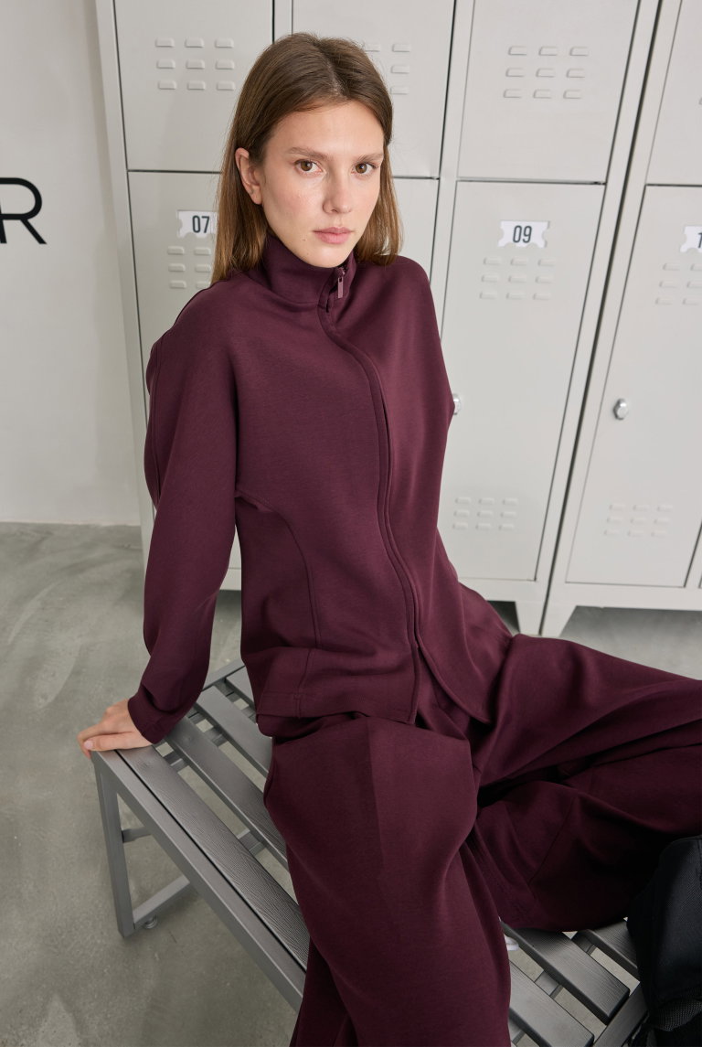Pera Modal Sweat Bordo - HE-QA