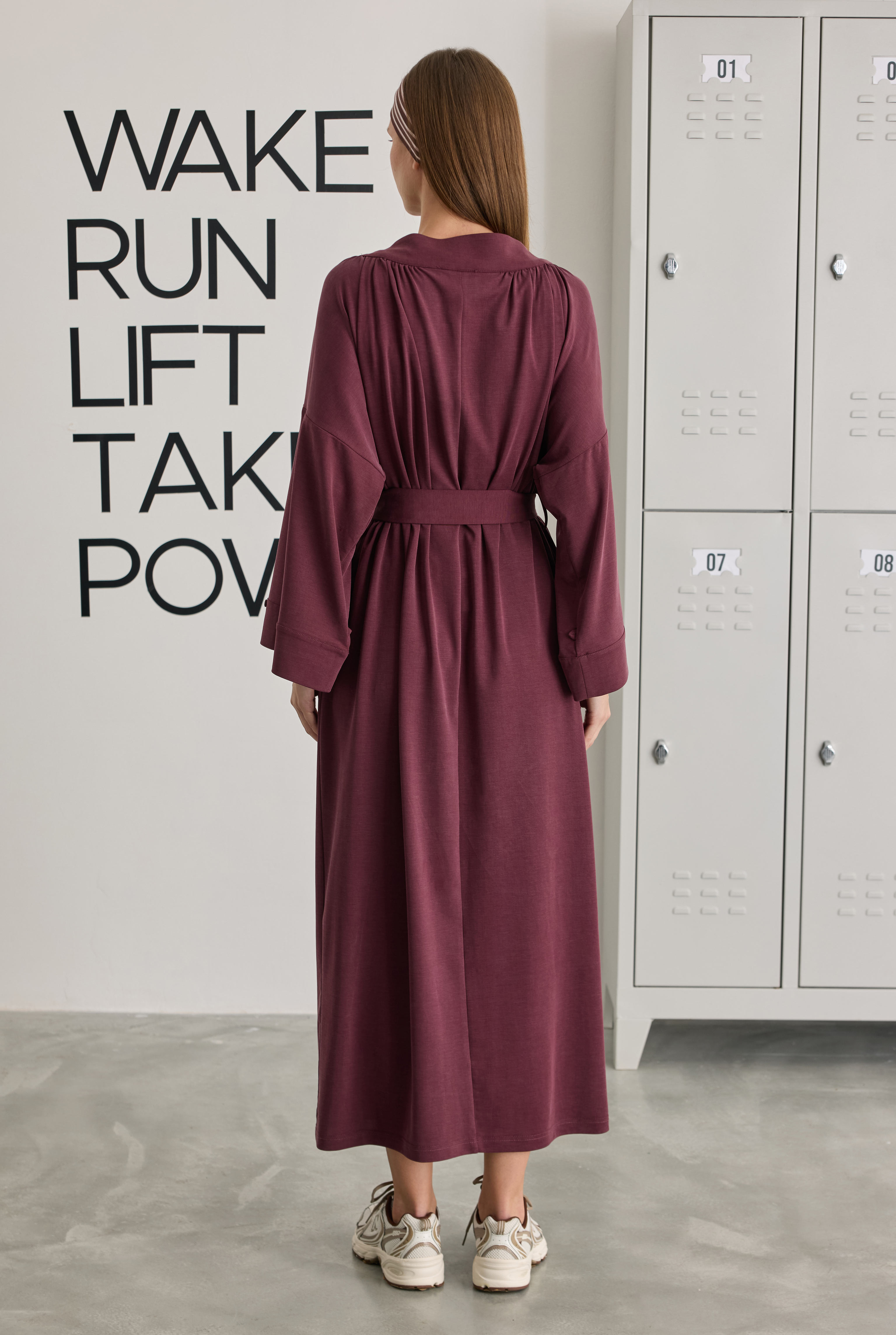 Lidya Dress Bordeaux - 4