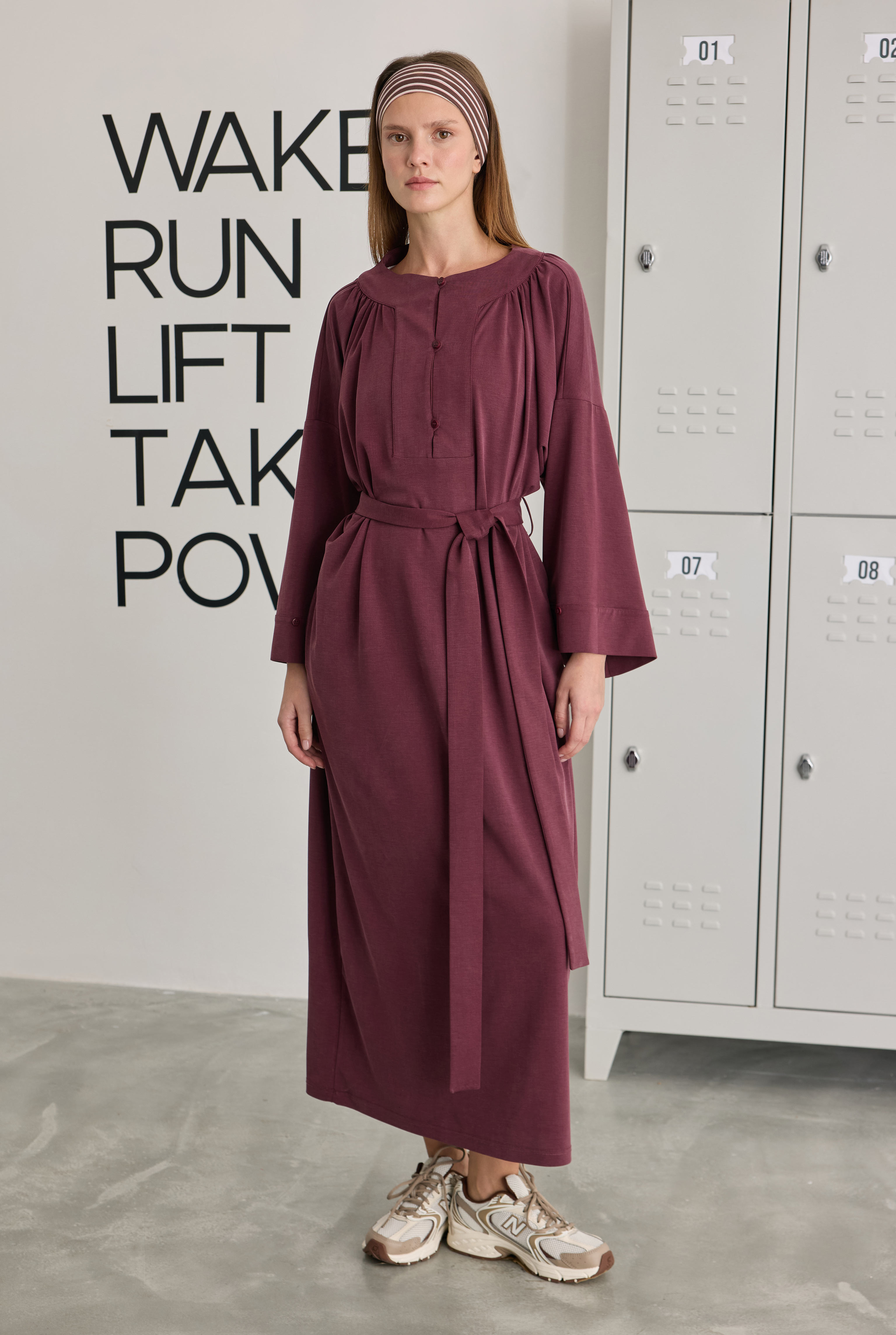 Lidya Dress Bordeaux - 5