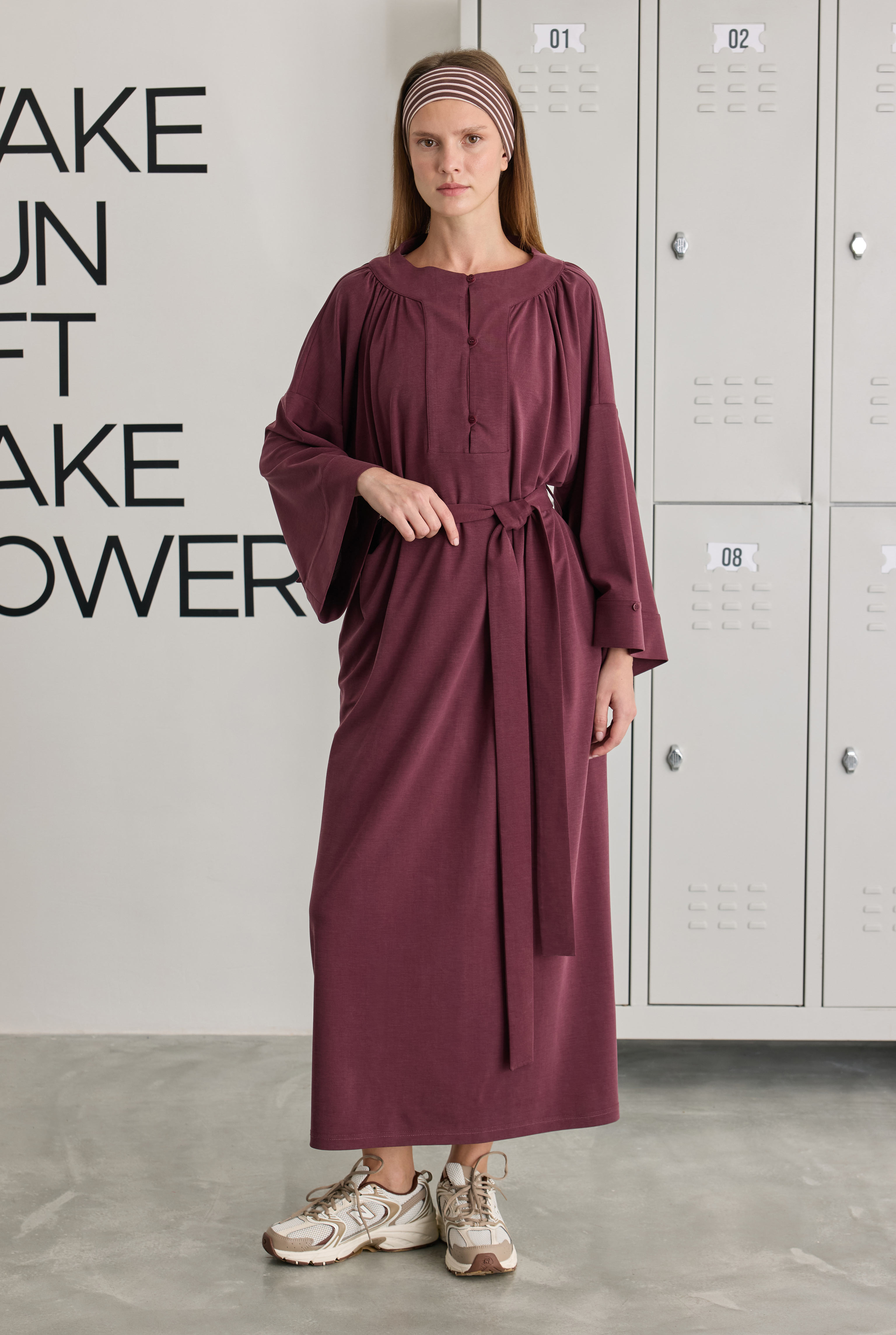 Lidya Dress Bordeaux - 3