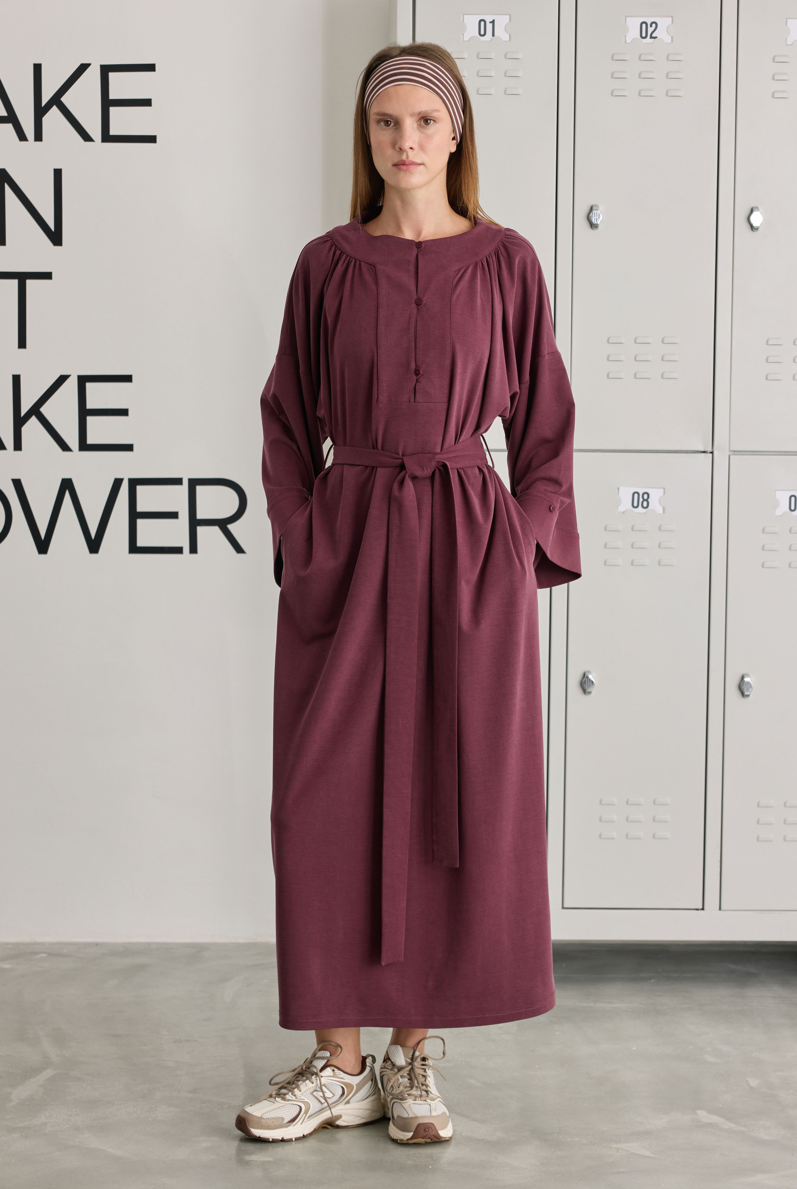 Lidya Dress Bordeaux - 2