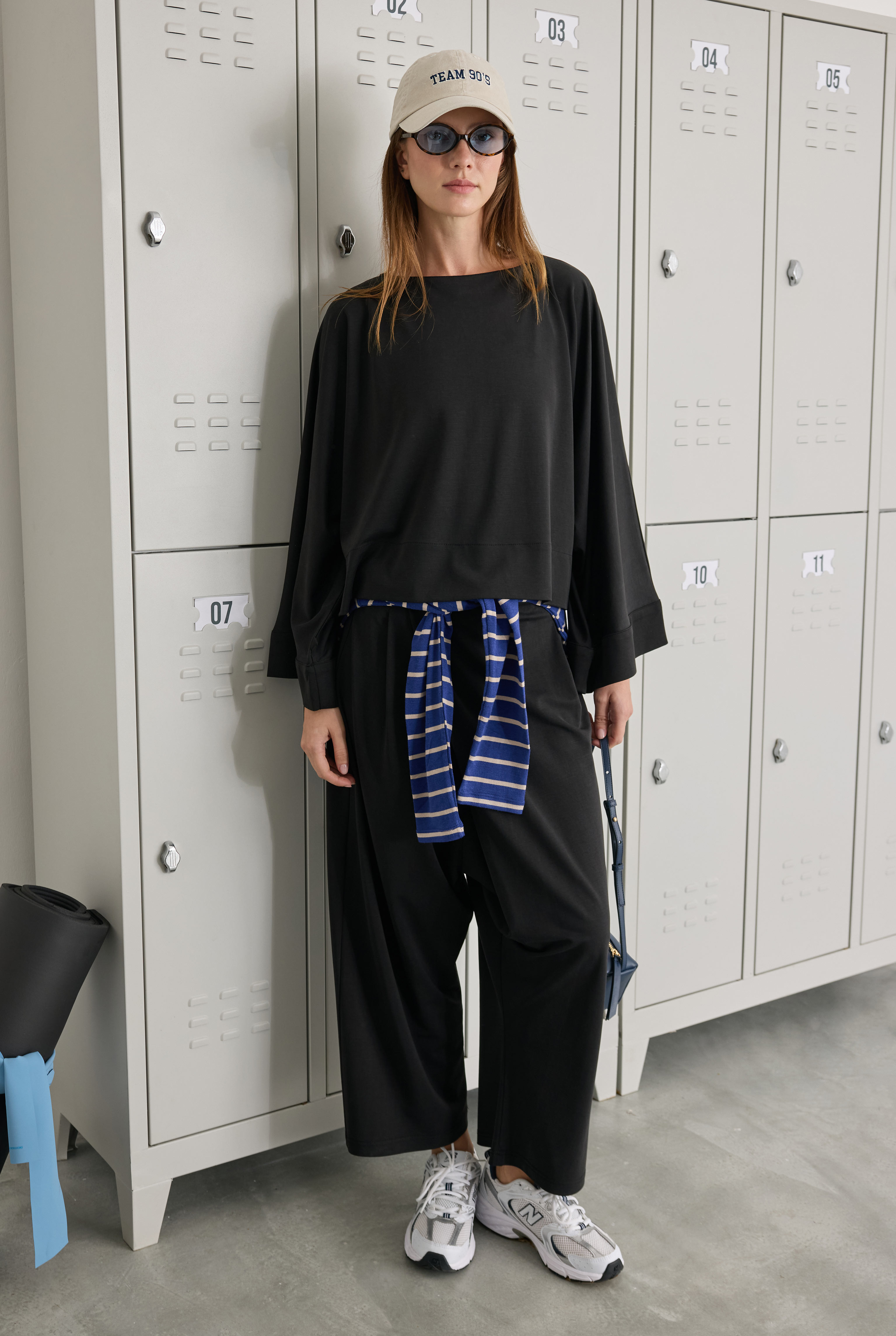 Lidya Şalvar Pantolon Siyah - 1