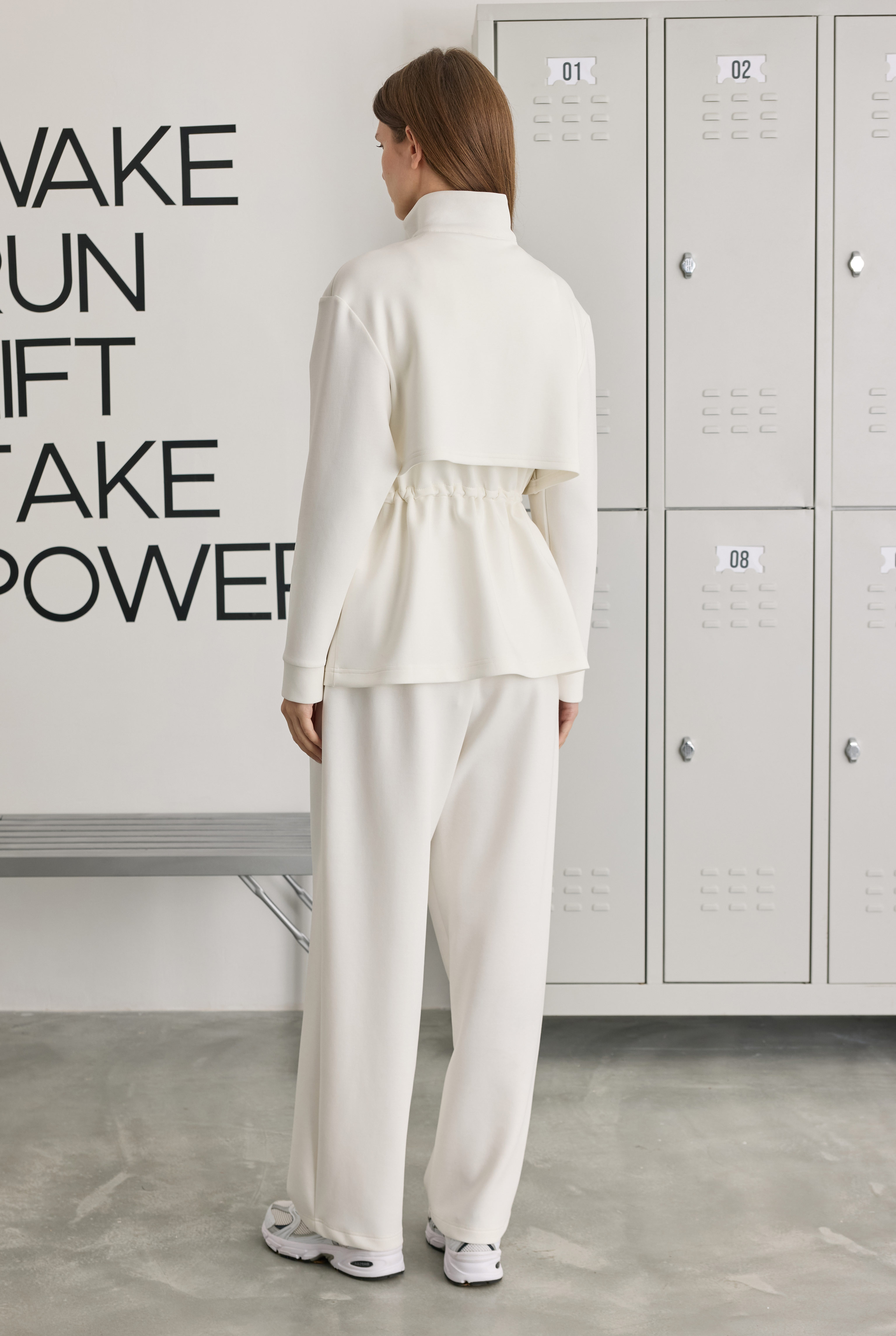 Pera Barrel Trousers Off-White - 1