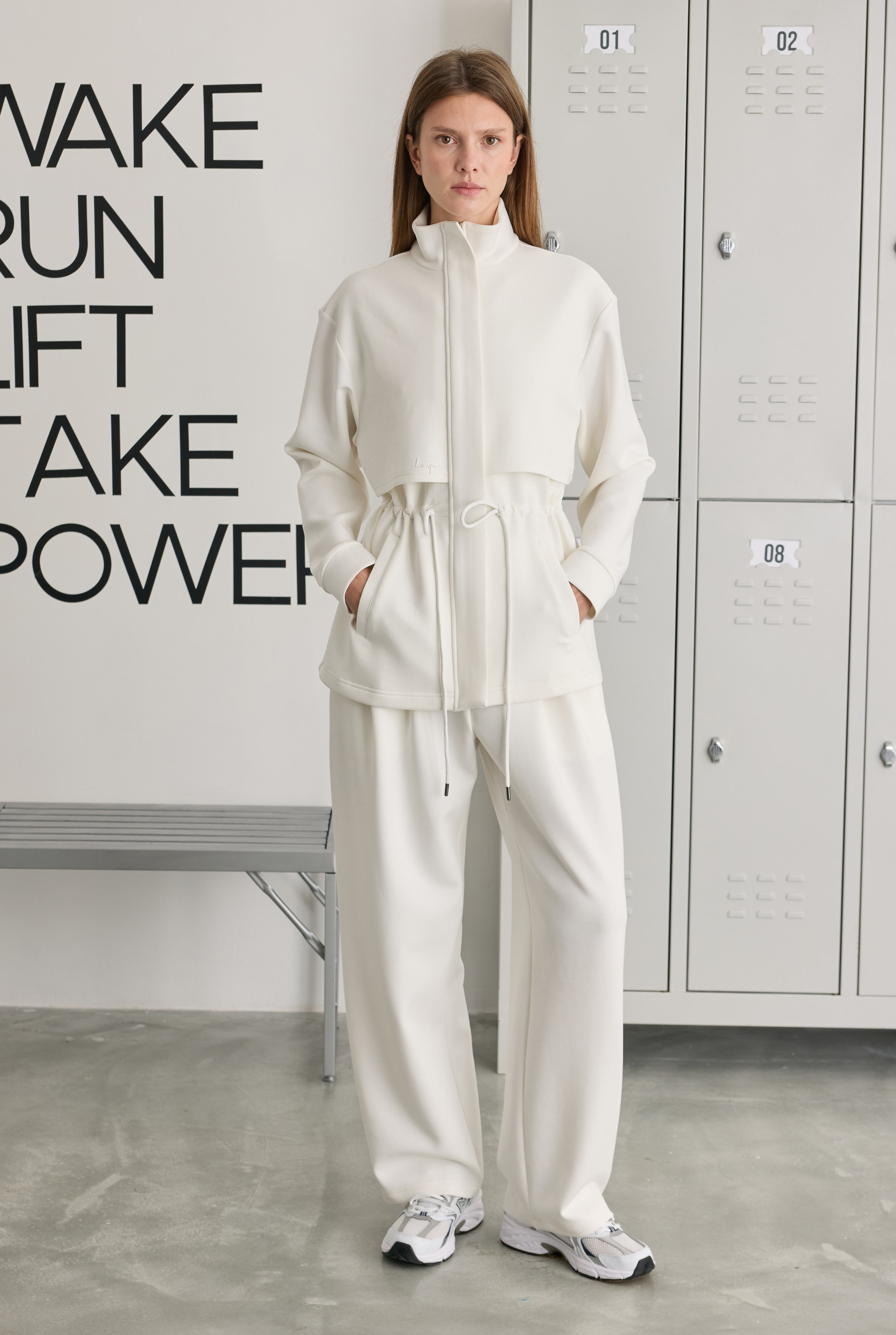 Pera Barrel Trousers Off-White - 3