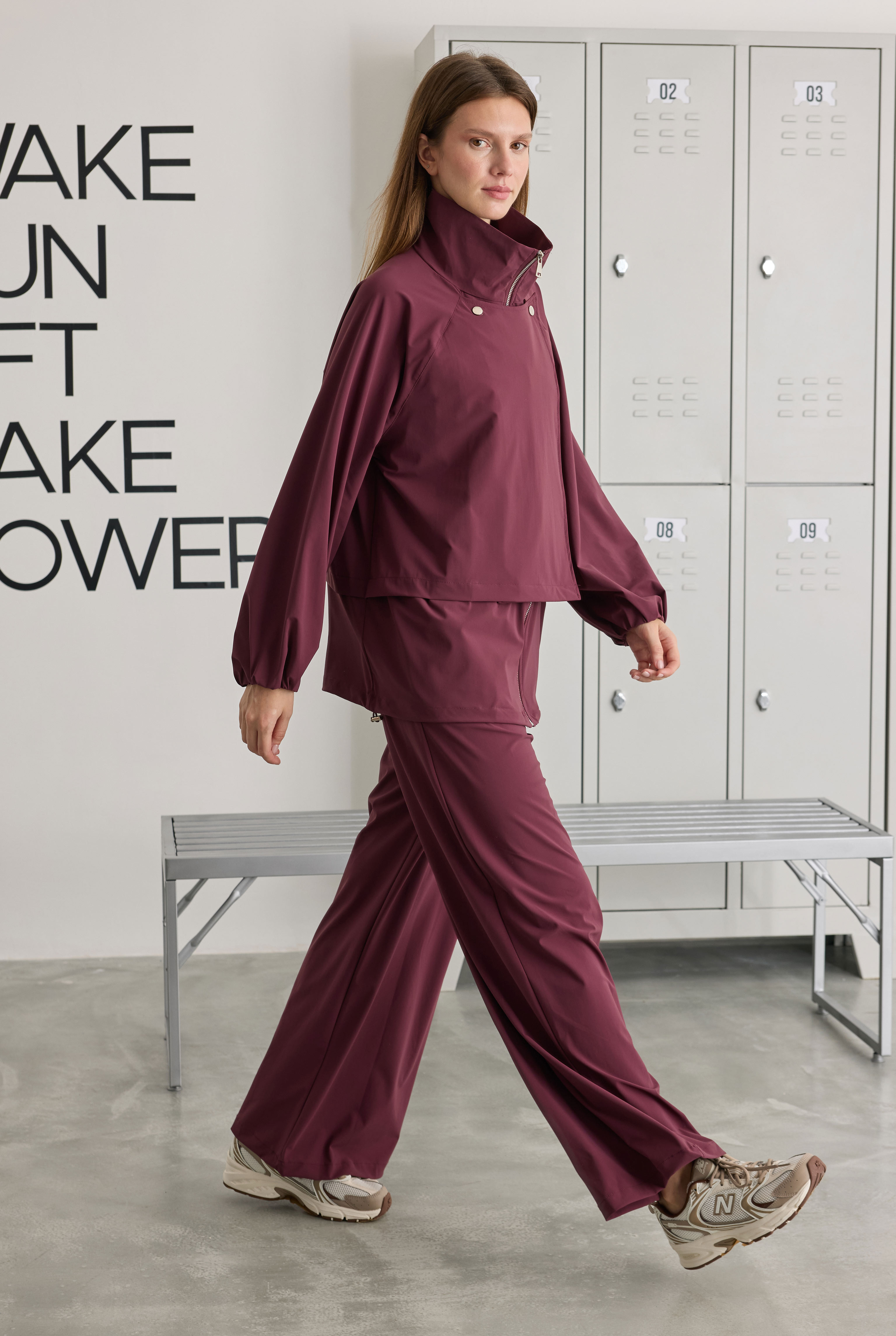 Rüzgarlıklı Eşofman Takımı Bordo - 6