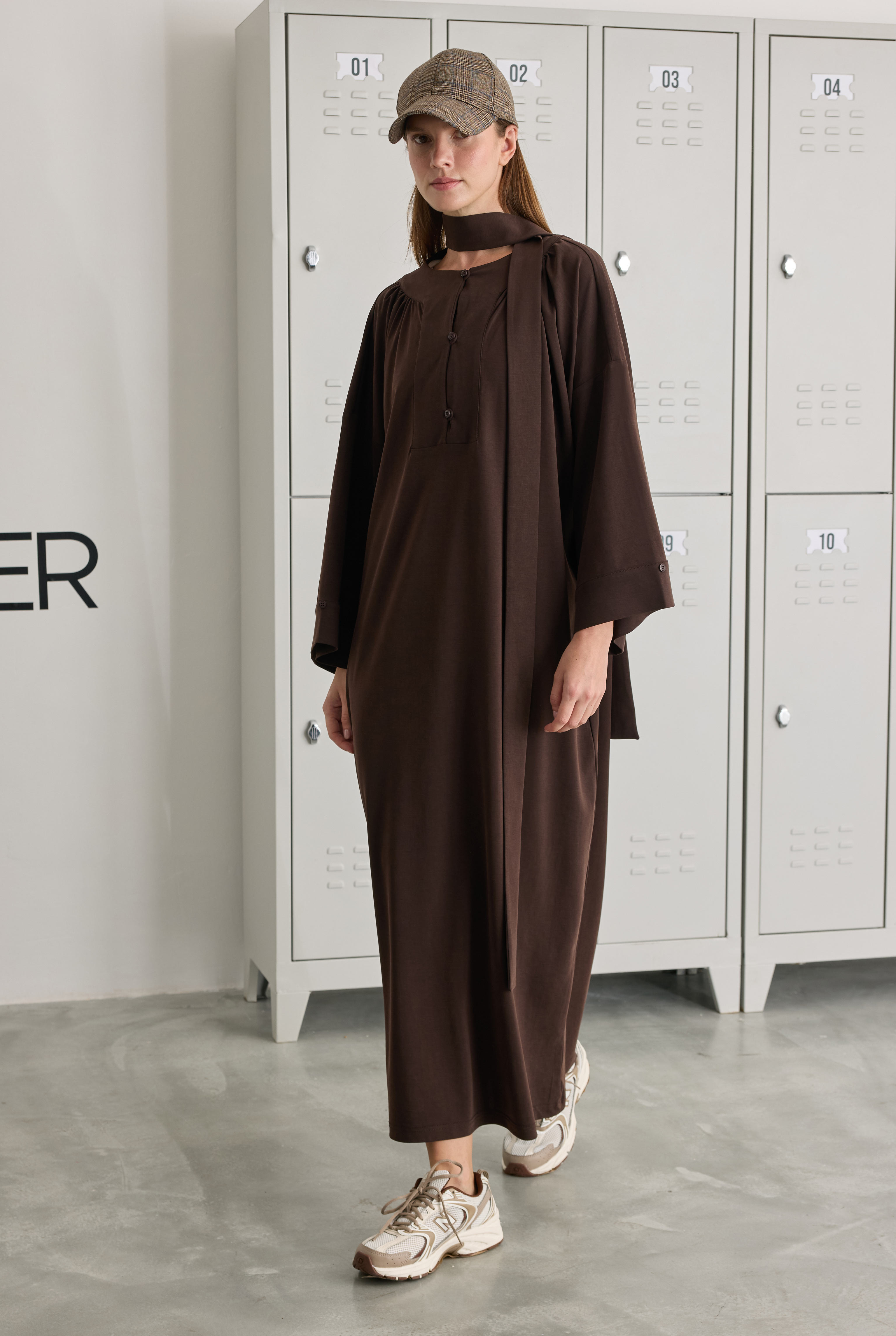Lidya Dress Brown - 3