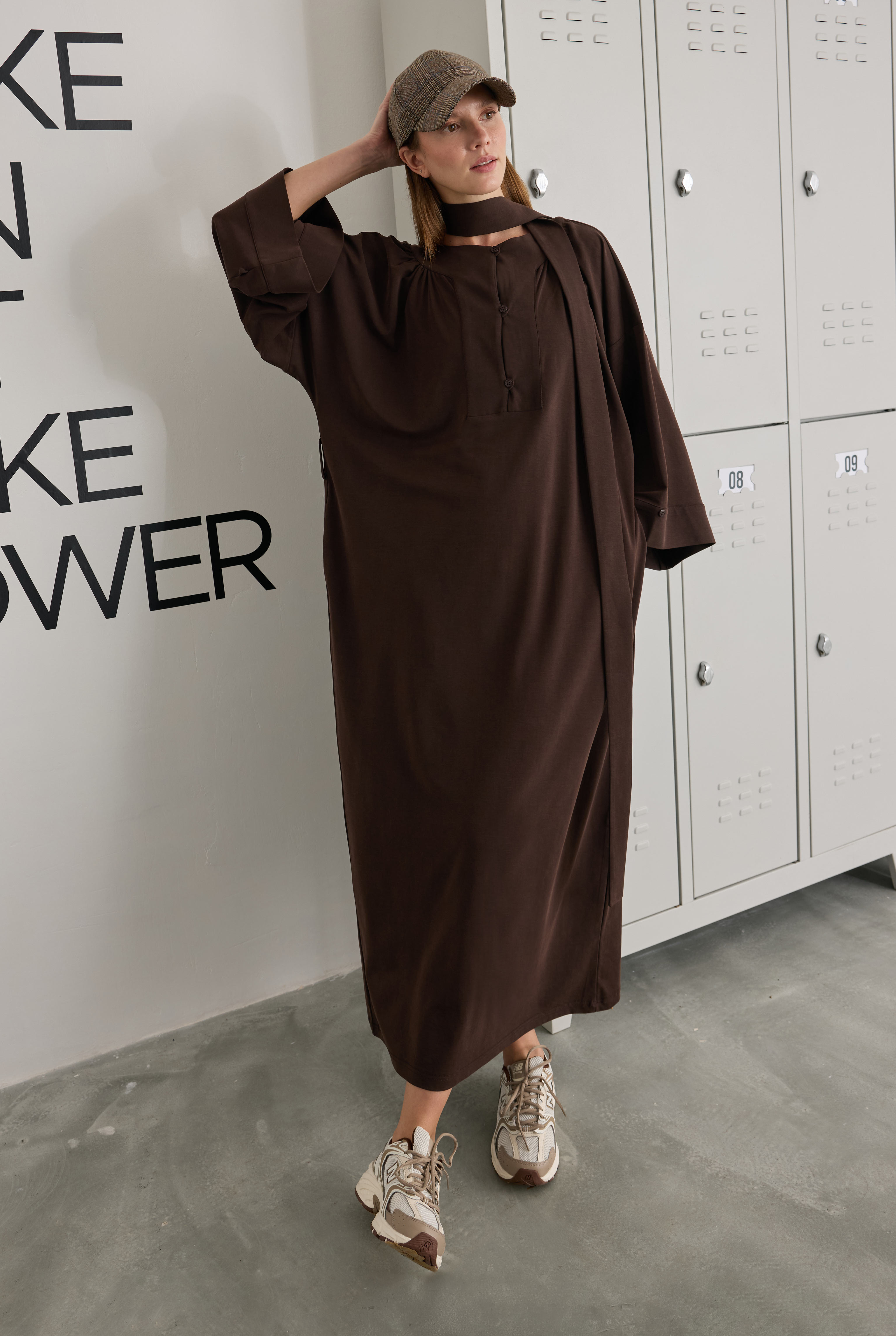 Lidya Dress Brown - 2