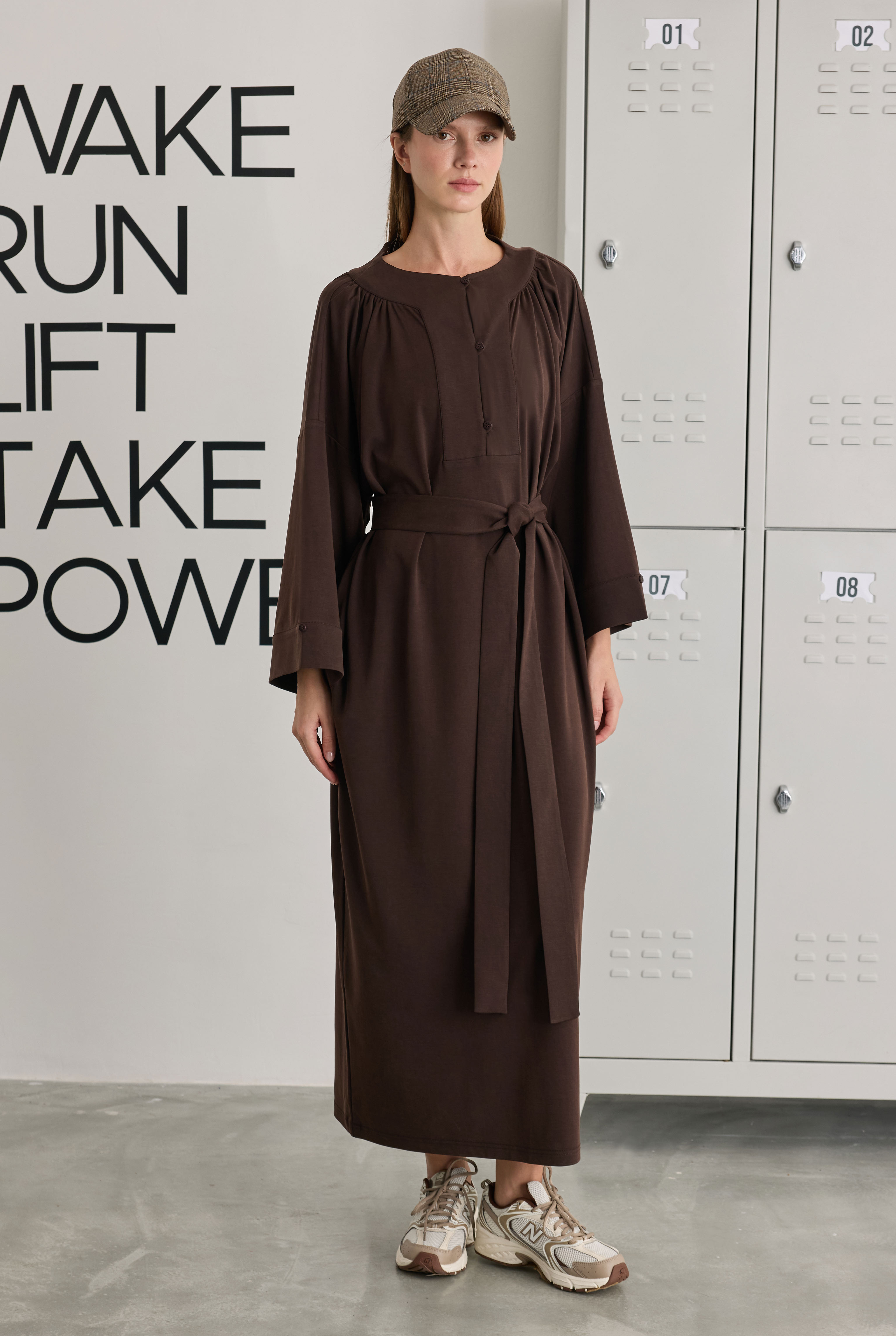 Lidya Dress Brown - 4