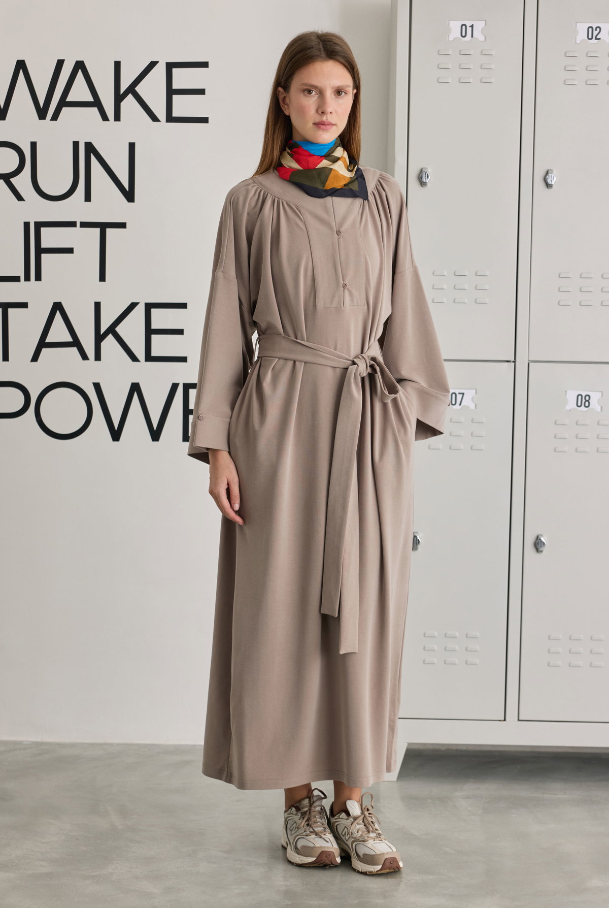 Lidya Dress Dark Mink - HE-QA