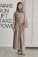Lidya Dress Dark Mink 