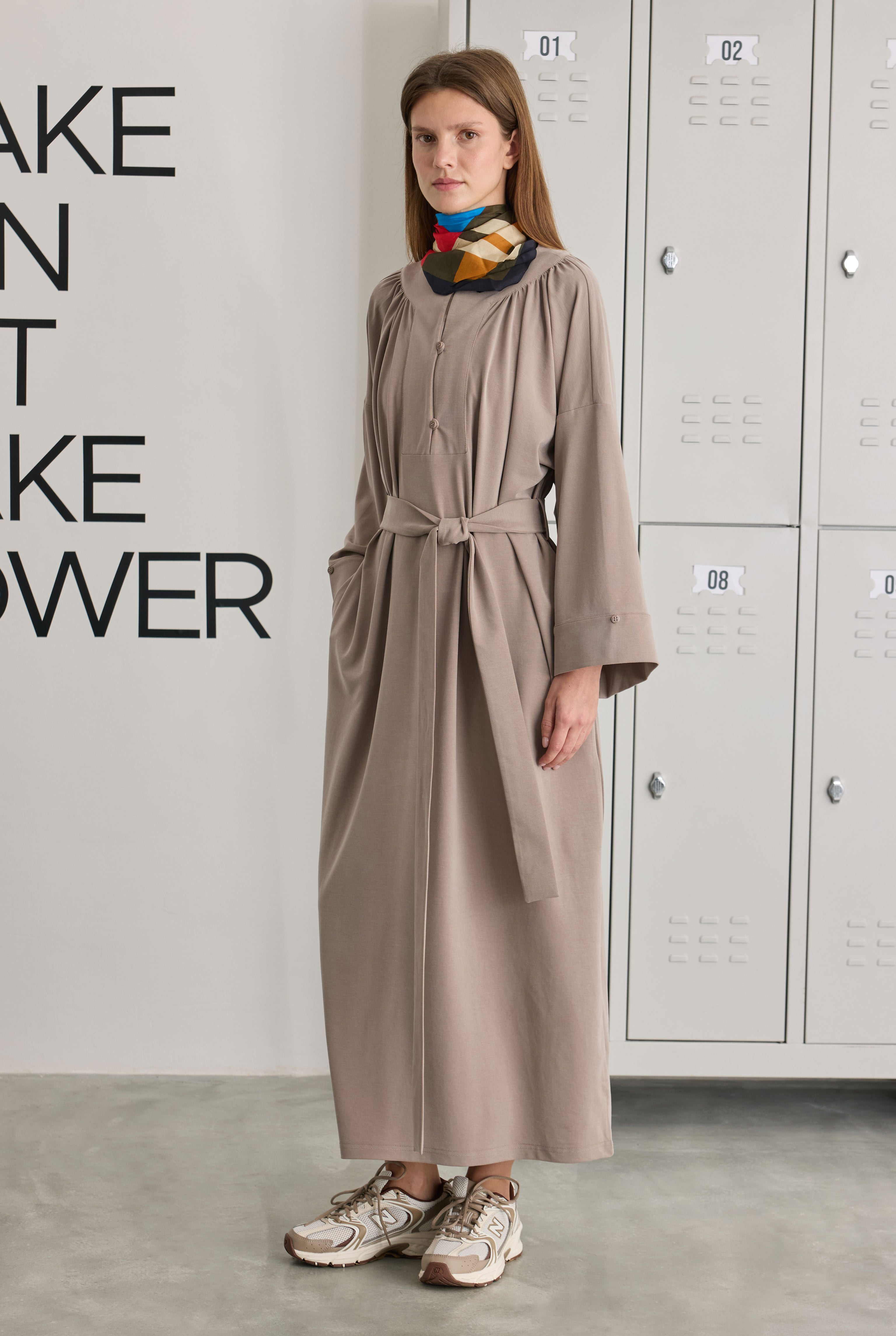 Lidya Dress Dark Mink - 3
