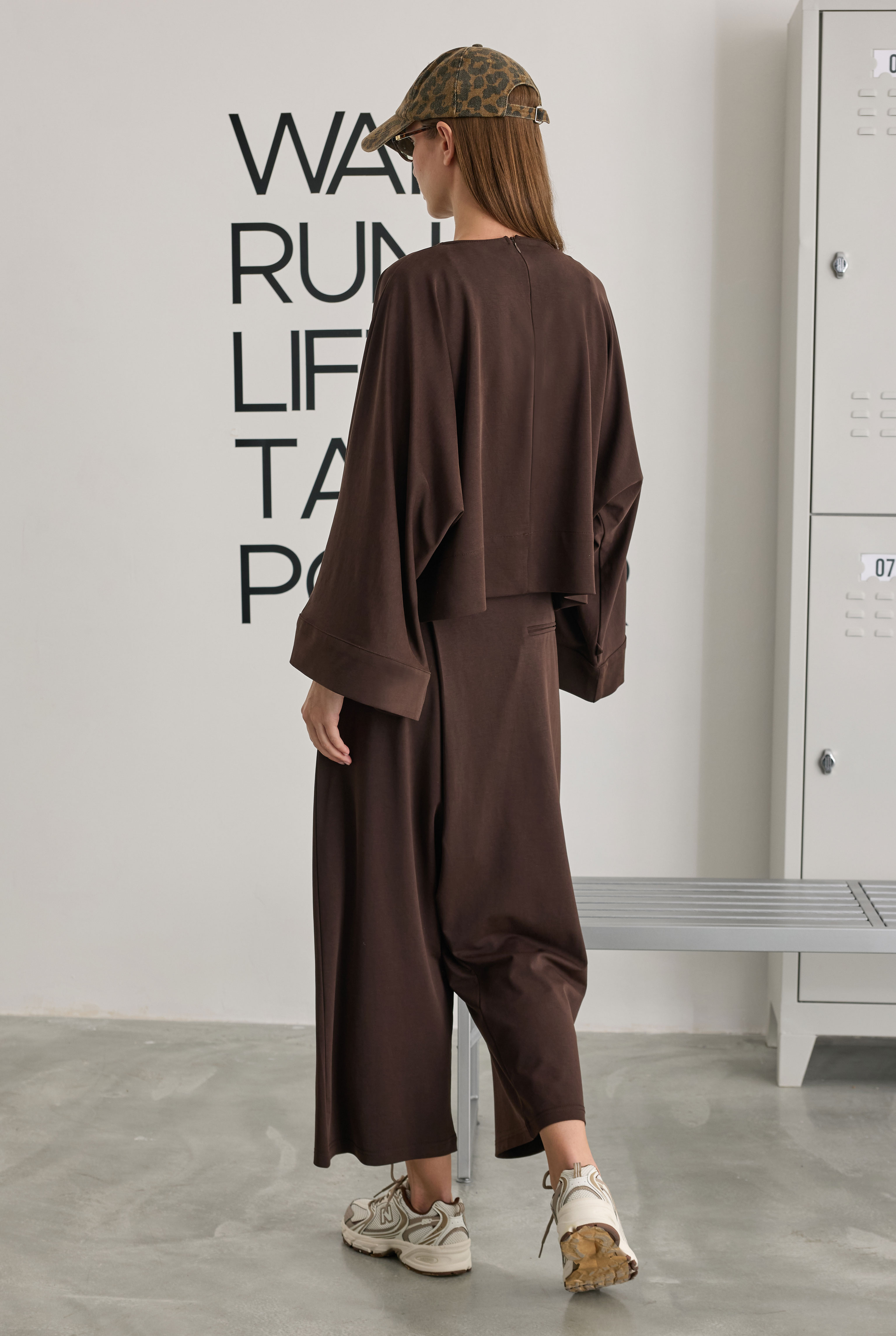 Lidya Şalvar Pantolon Acı Kahve - 5