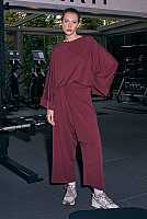Lidya Batwing Sweatshirt Bordeaux 