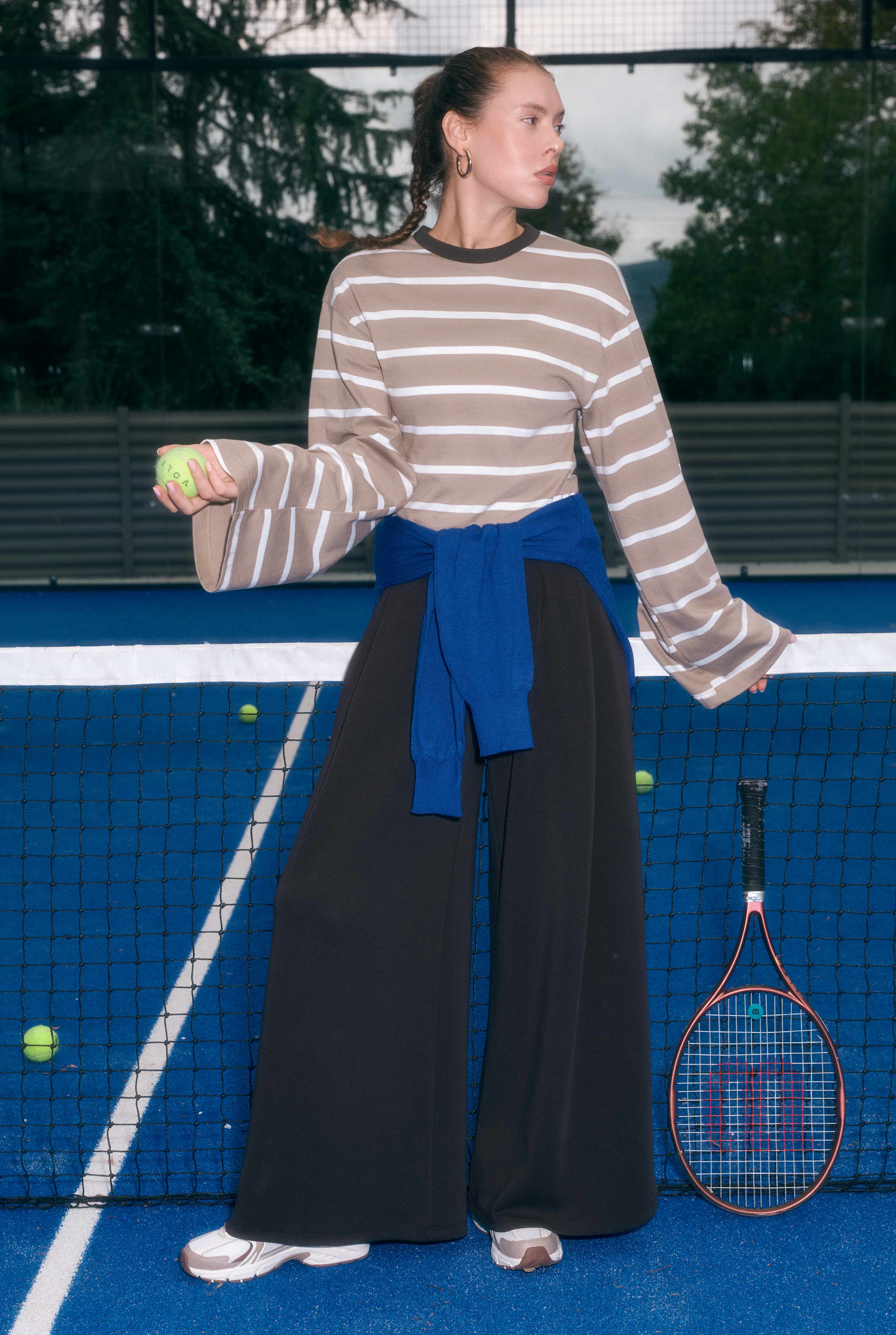 Striped Sweat Mink - 1